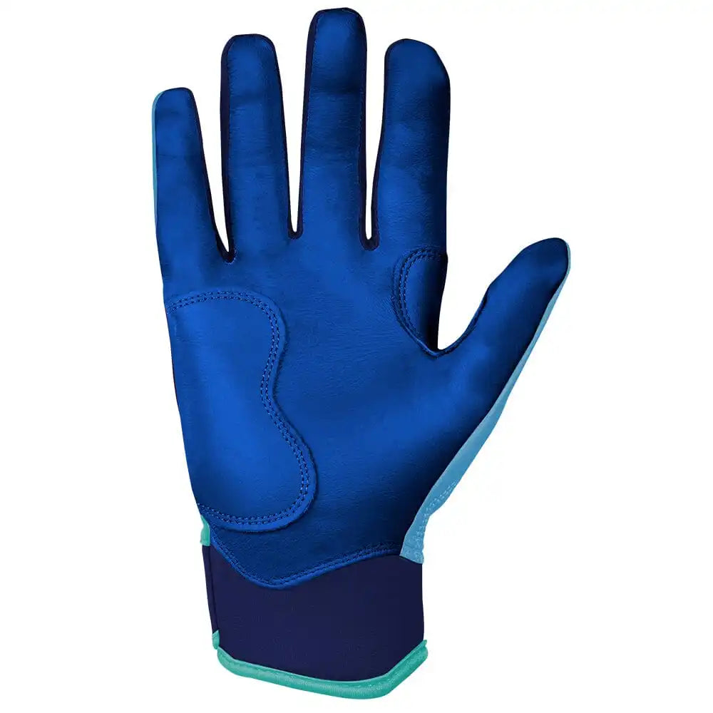 Bear Series Short Cuff Batting Gloves - Tidal Blue Secondary image