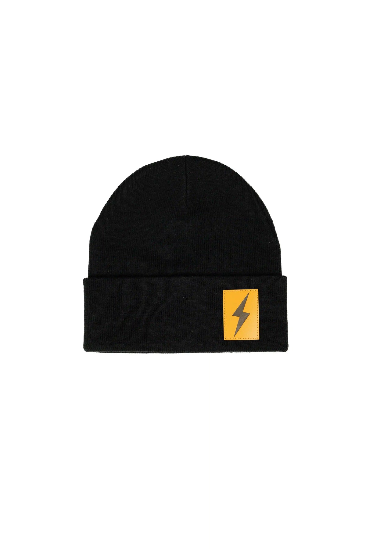 BOLT Patch Cuffed Beanie - Black Main image