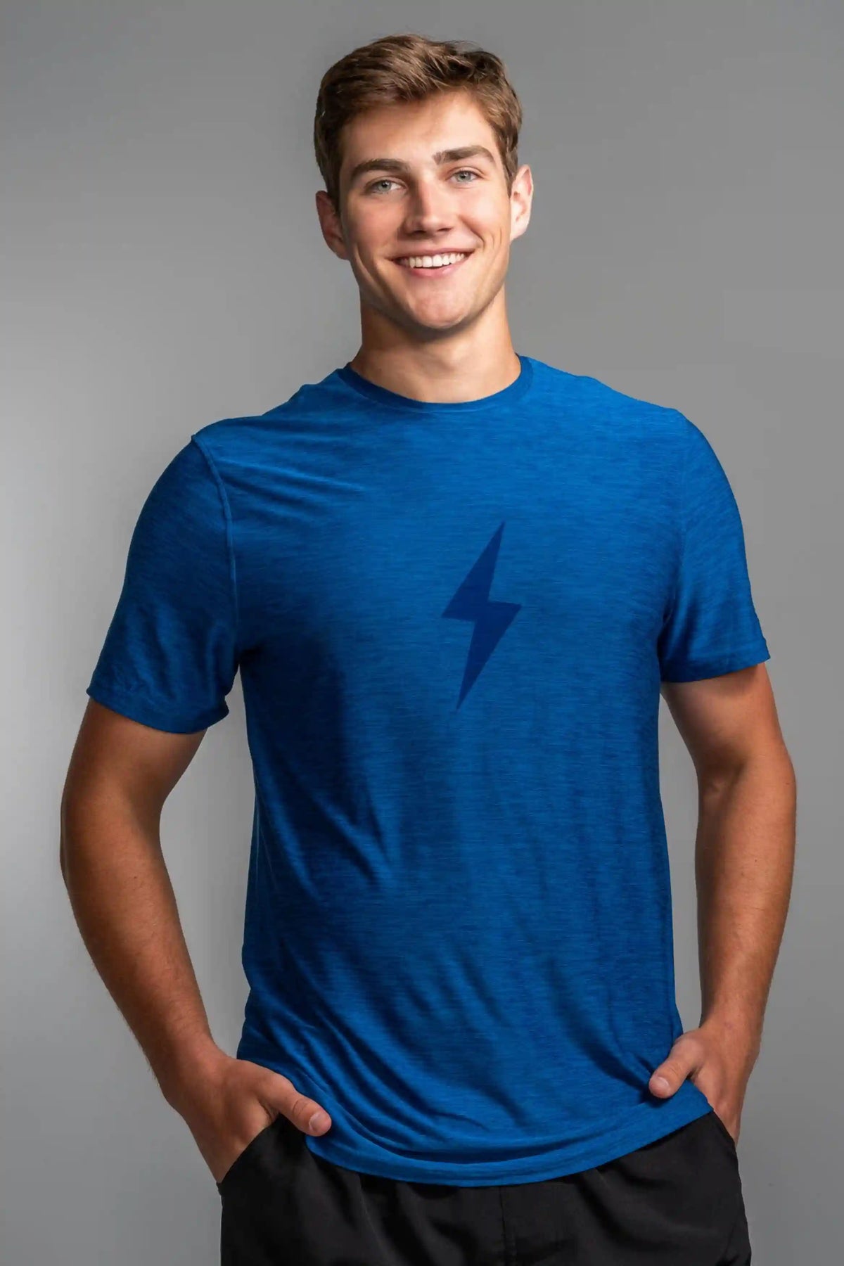 SuperSoft BOLT Short Sleeve Shirt - Blue Main image