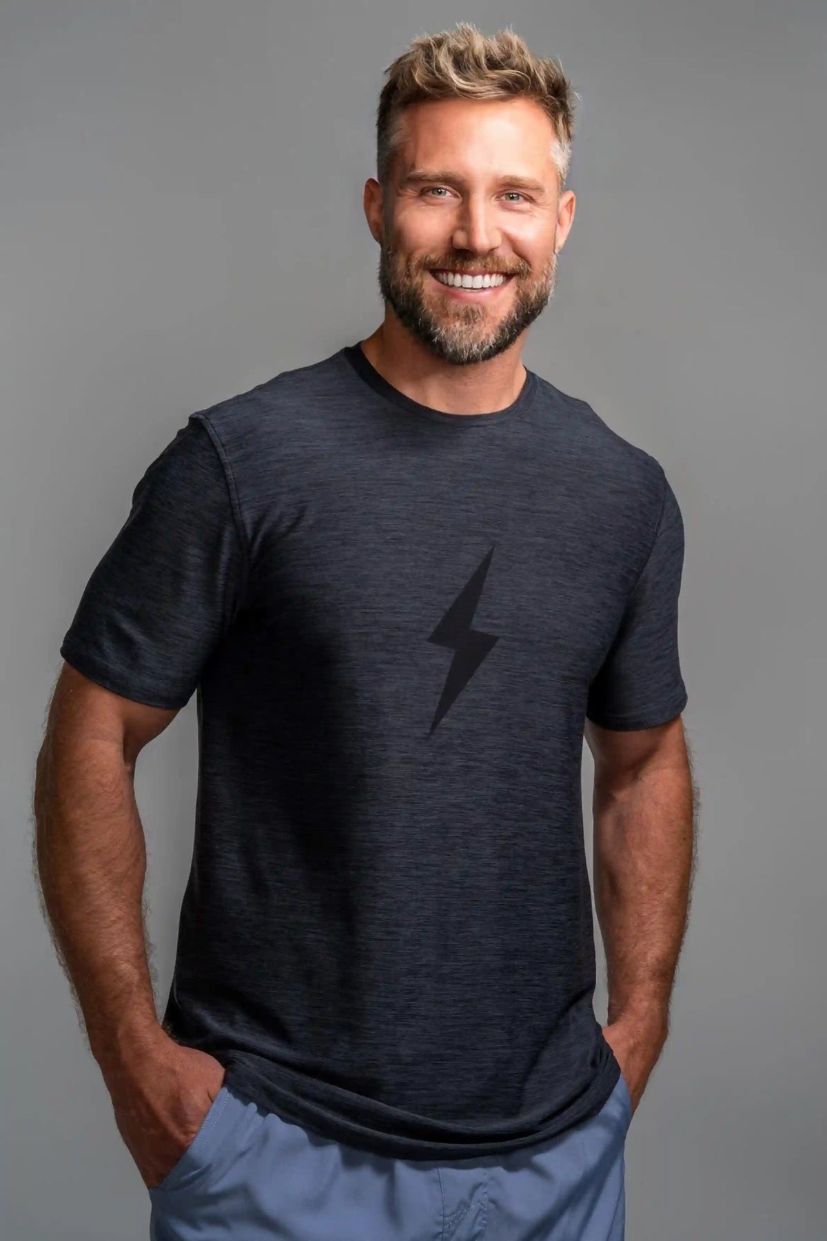 SuperSoft BOLT Short Sleeve Shirt - Charcoal