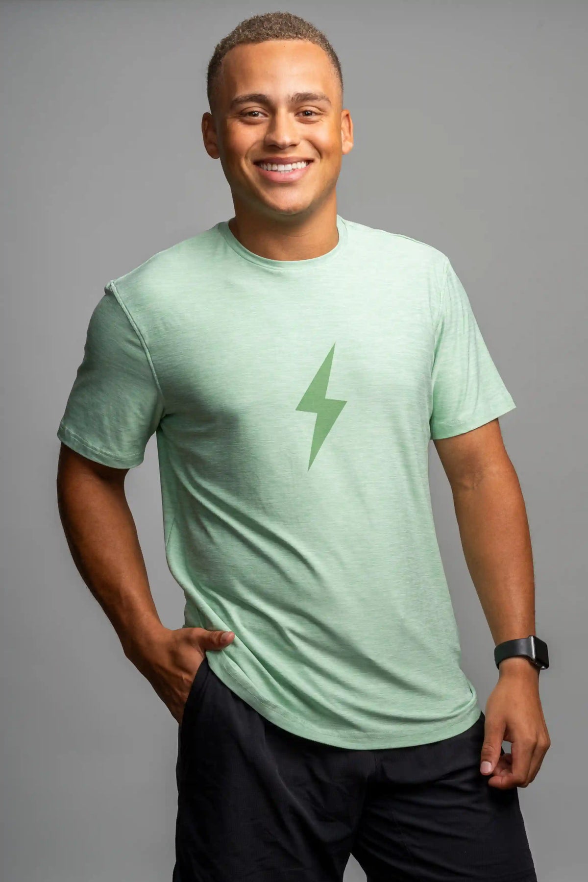 SuperSoft BOLT Short Sleeve Shirt - Mint Green Main image