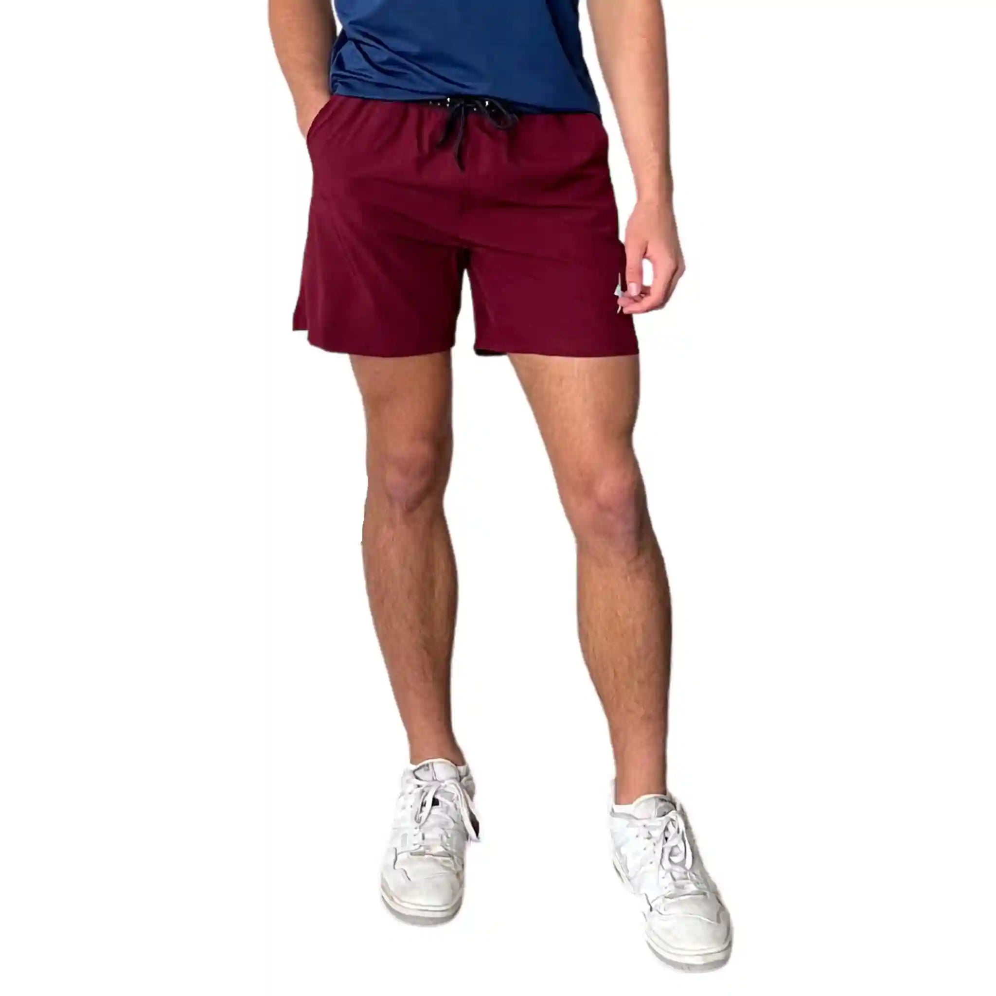 Performance 5" Short w/ Liner - Maroon Secondary image