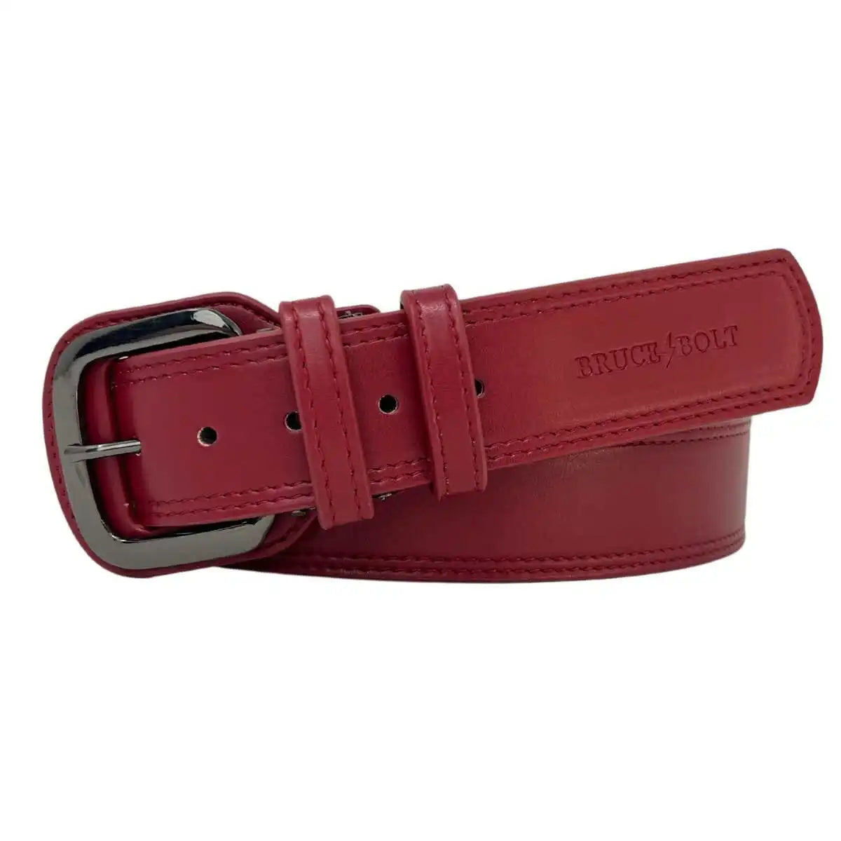 Premium Pro Adjustable Baseball Belt - Maroon Secondary image