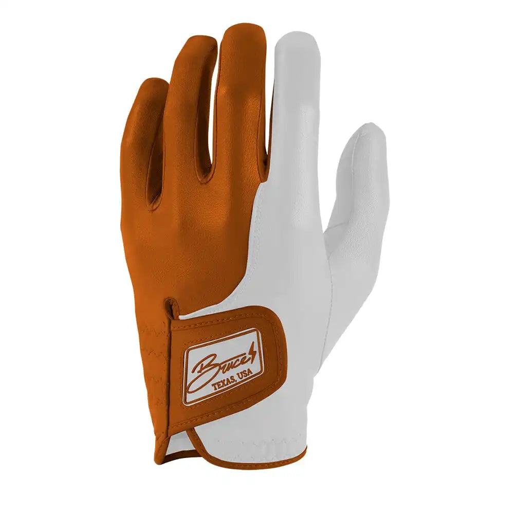Bear Series Golf Gloves (On Left, 2-Pack) - Austin Orange Secondary image