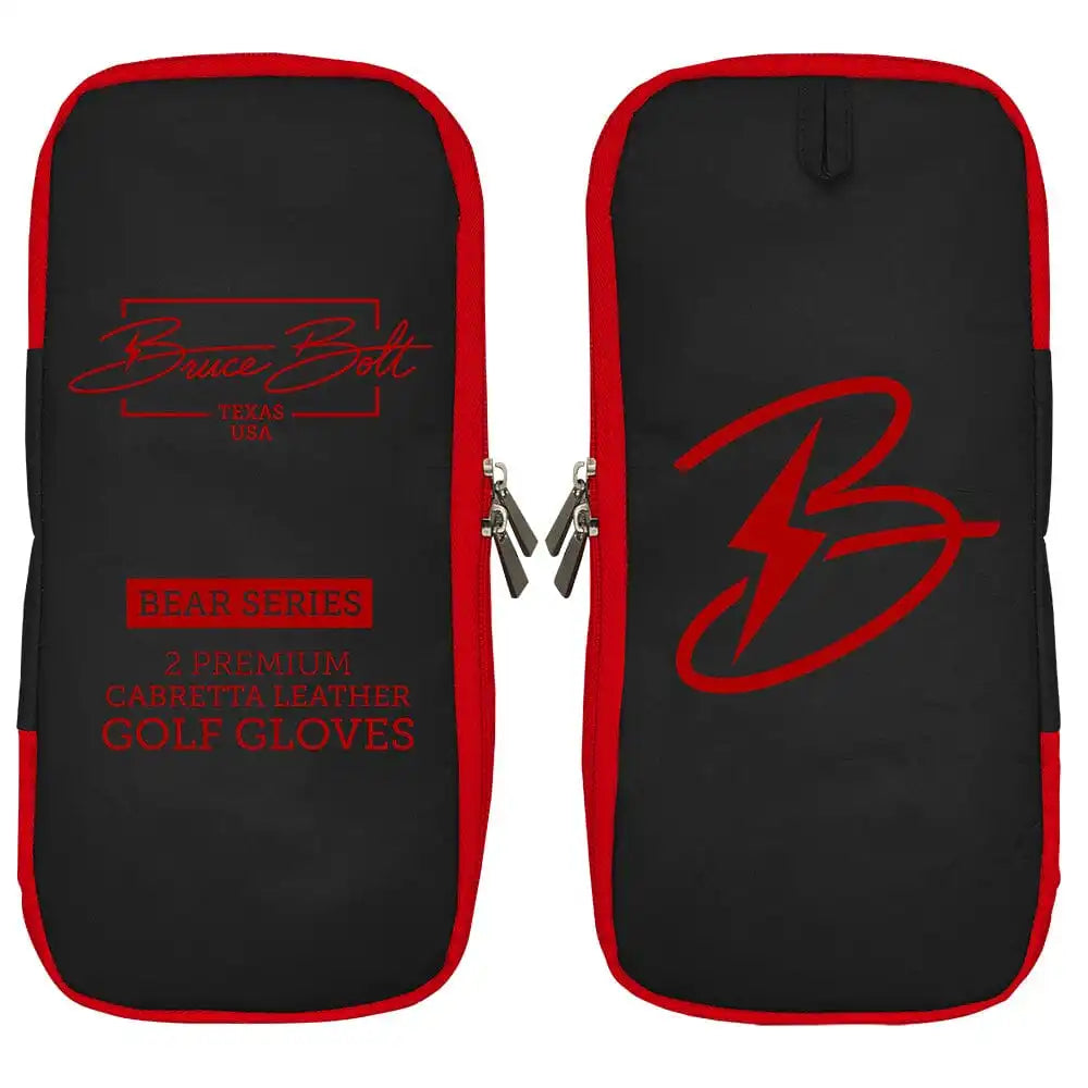 Bear Series Golf Gloves (On Right, 2-Pack) - Lubbock Black