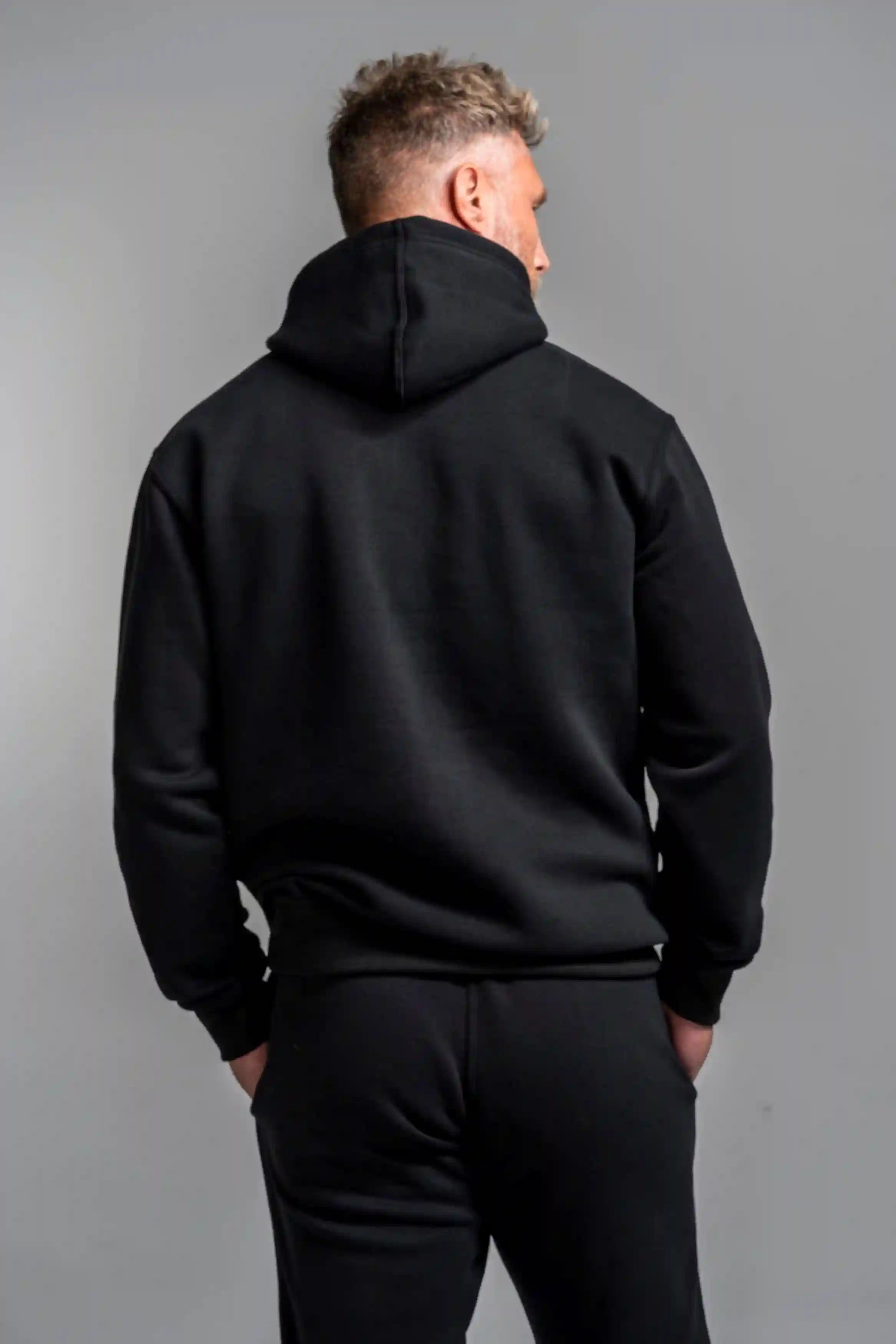 BOLT Hoodie - Black/White Bolt Secondary image