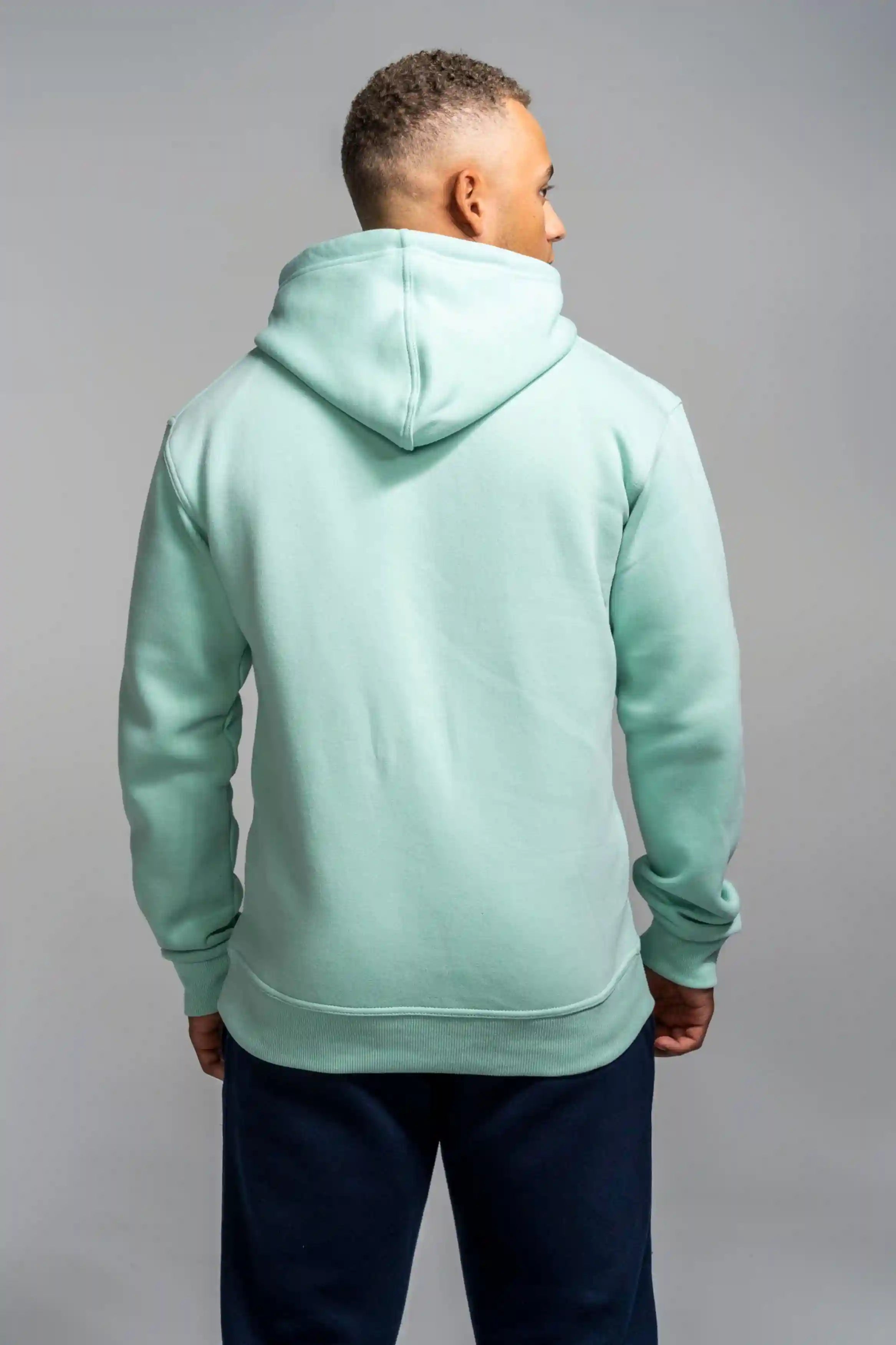 "BRUCE BOLT" Hoodie - Mint Green/Black Secondary image