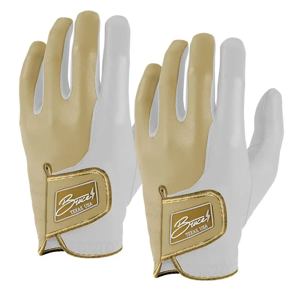 Gabby Golf Girl Creator Series Golf Gloves (On Left, 2-Pack) - Gold Main image