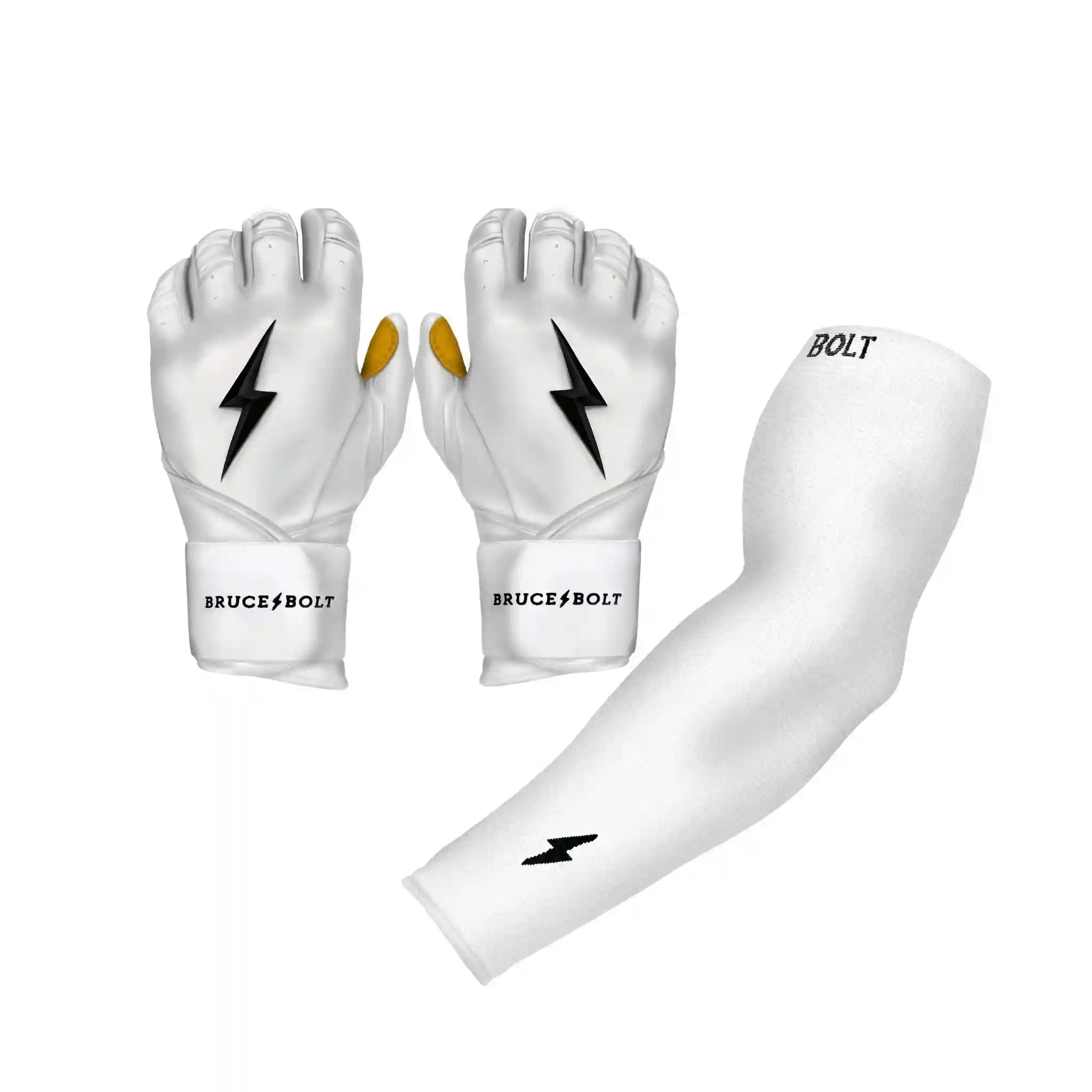 Graduated Compression Premium Arm Sleeve - White Secondary image
