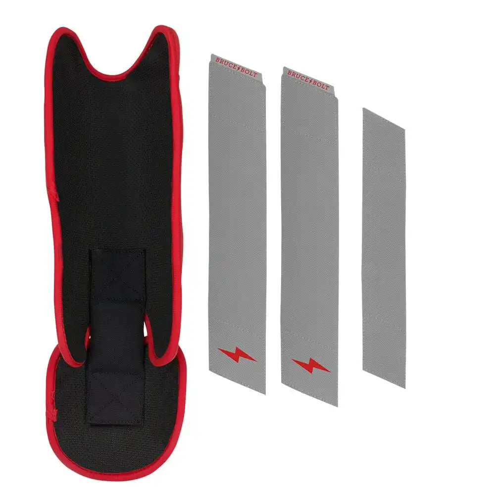 Grey Series Leg Guard - Red Secondary image