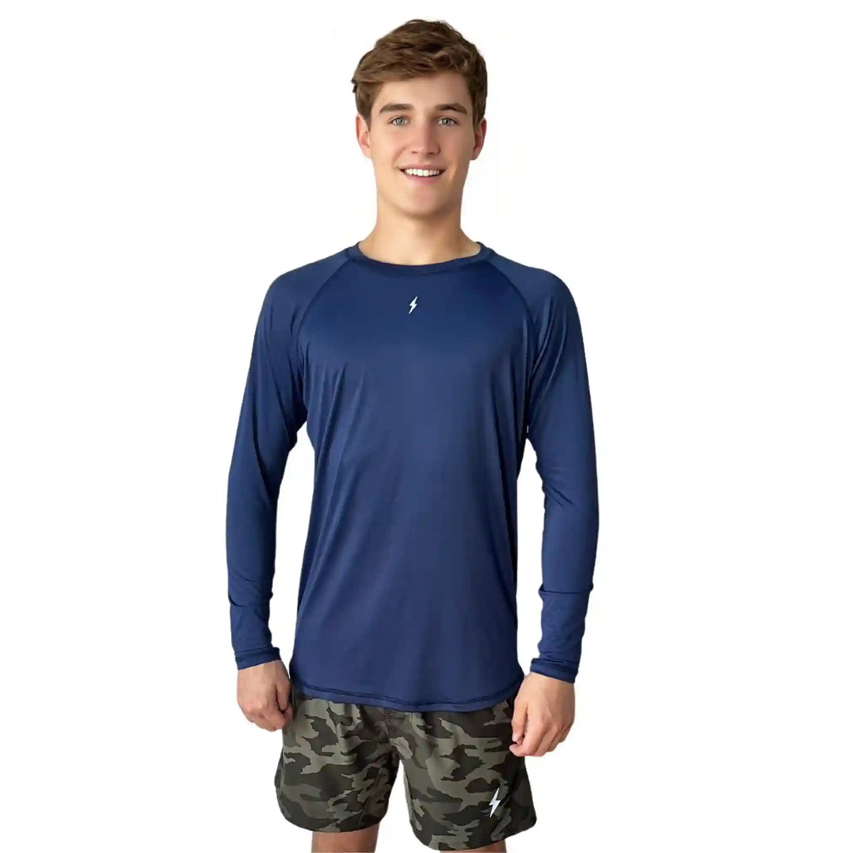Performance Long Sleeve Shirt - Navy Main image