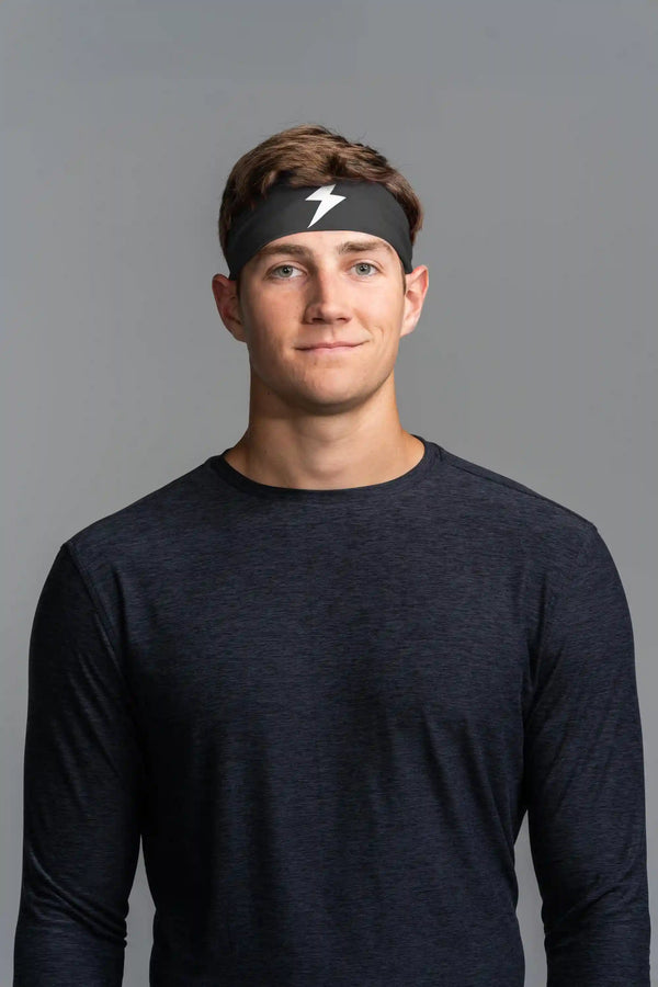 Performance Wide Headband - Black