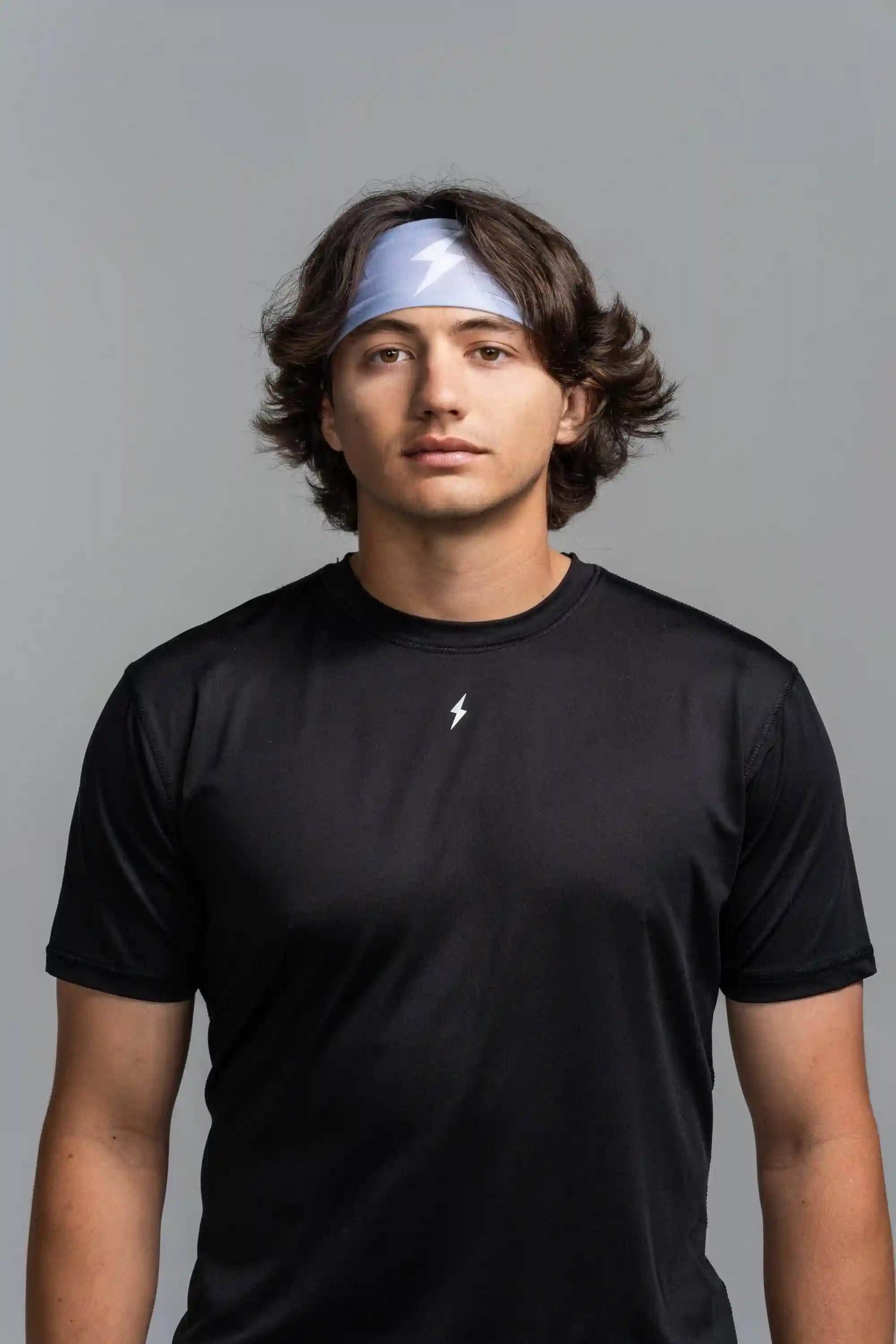 Performance Wide Headband - Grey Secondary image