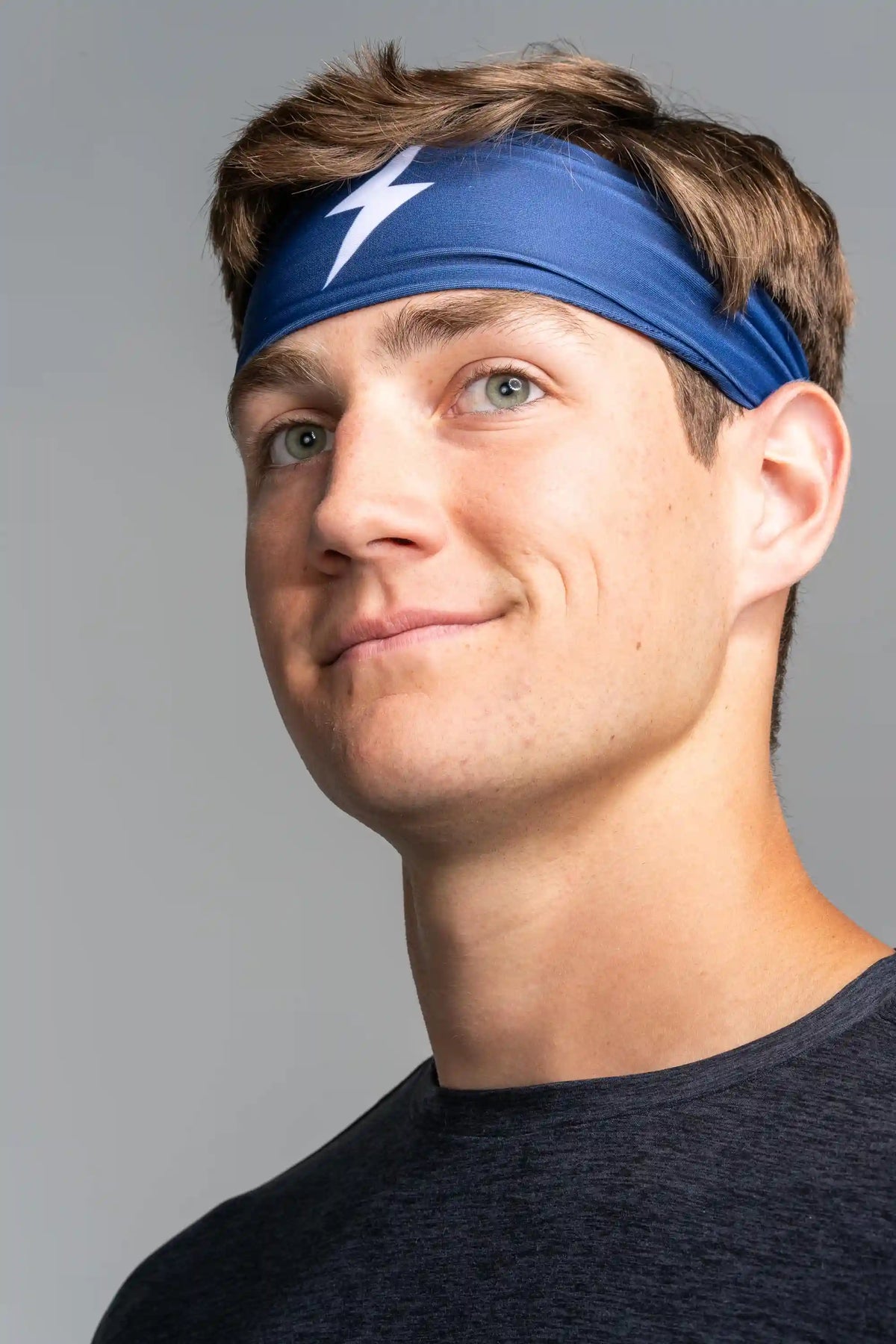 Performance Wide Headband - Navy Main image