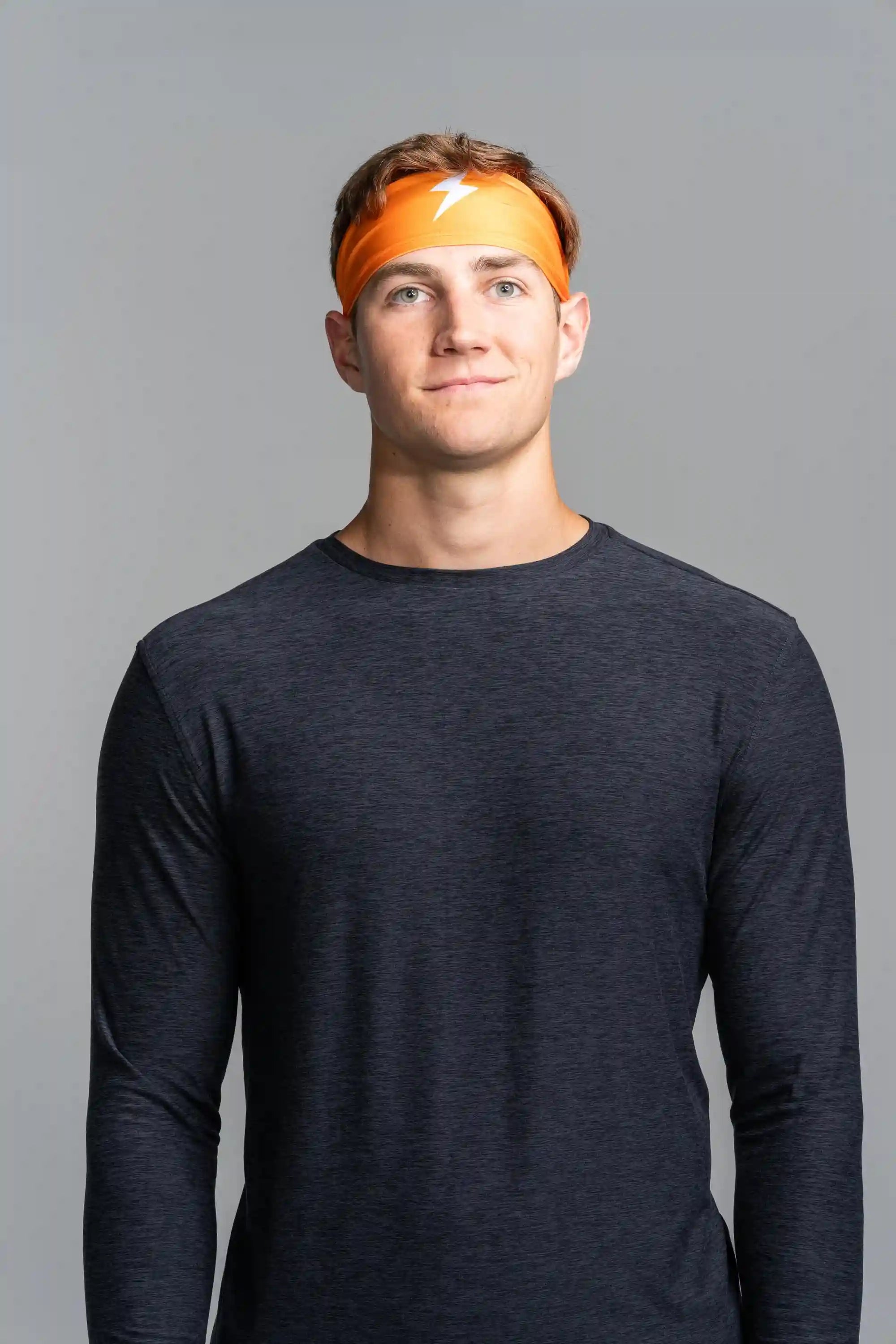 Performance Wide Headband - Orange Secondary image