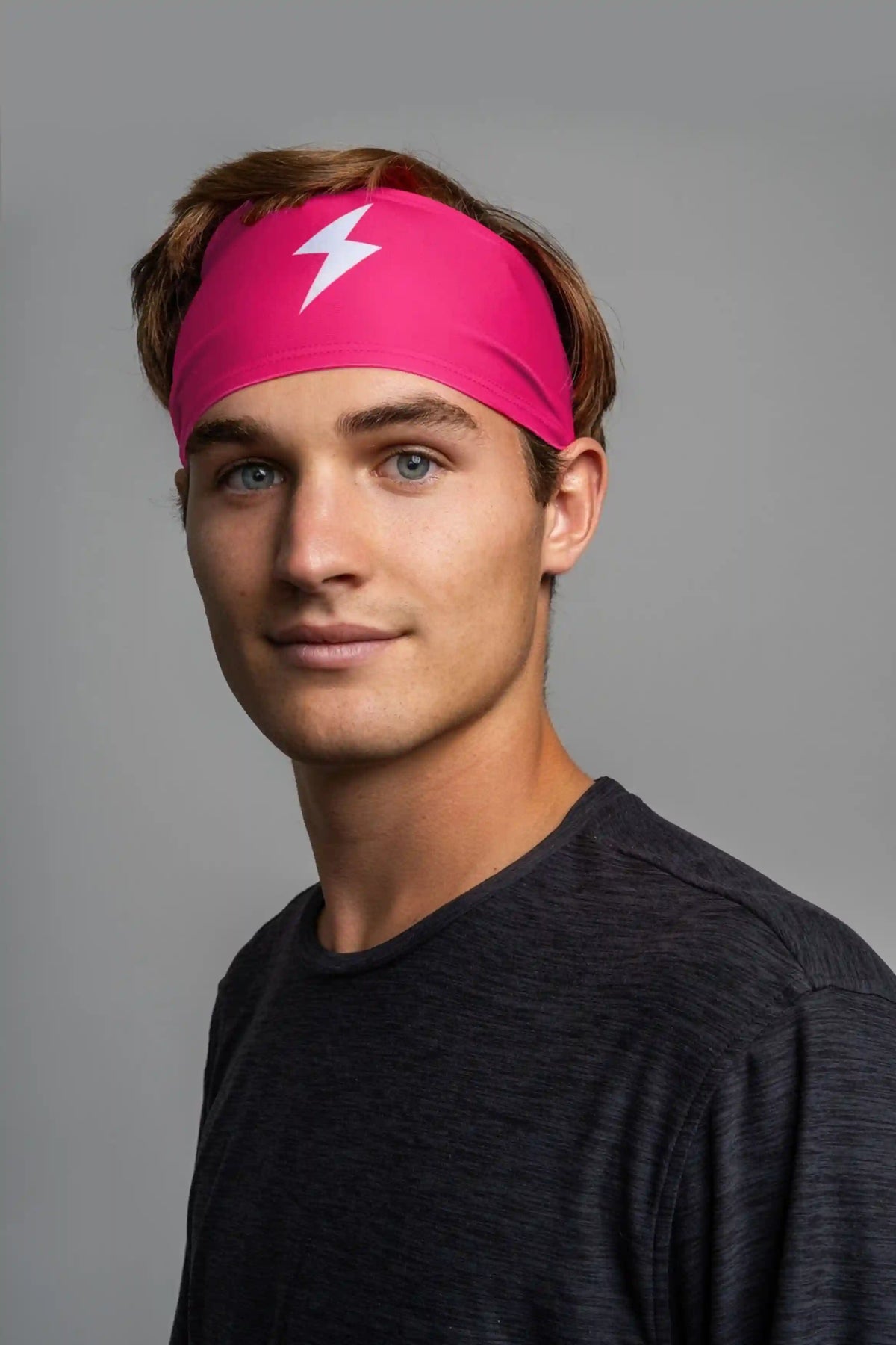 Performance Wide Headband - Pink Main image