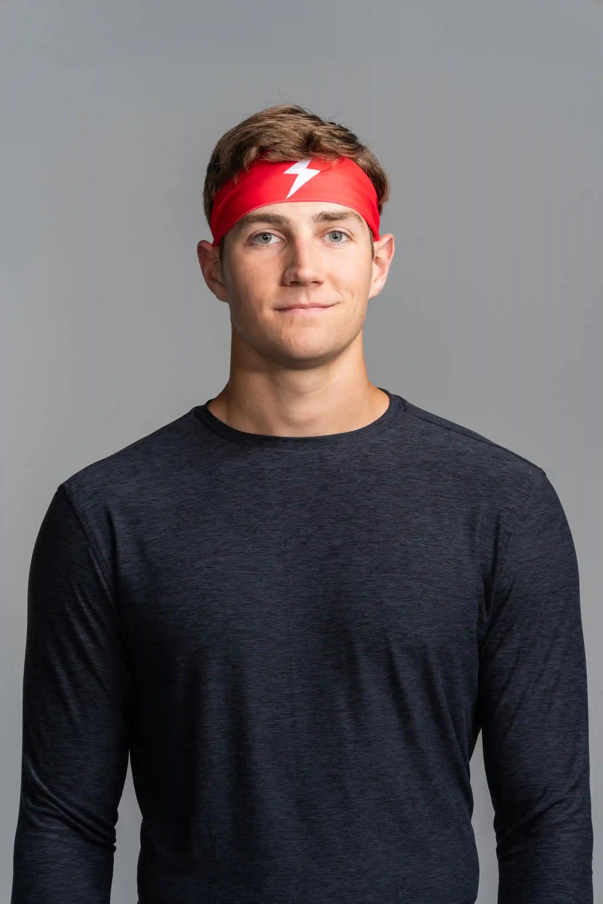 Performance Wide Headband - Red Secondary image