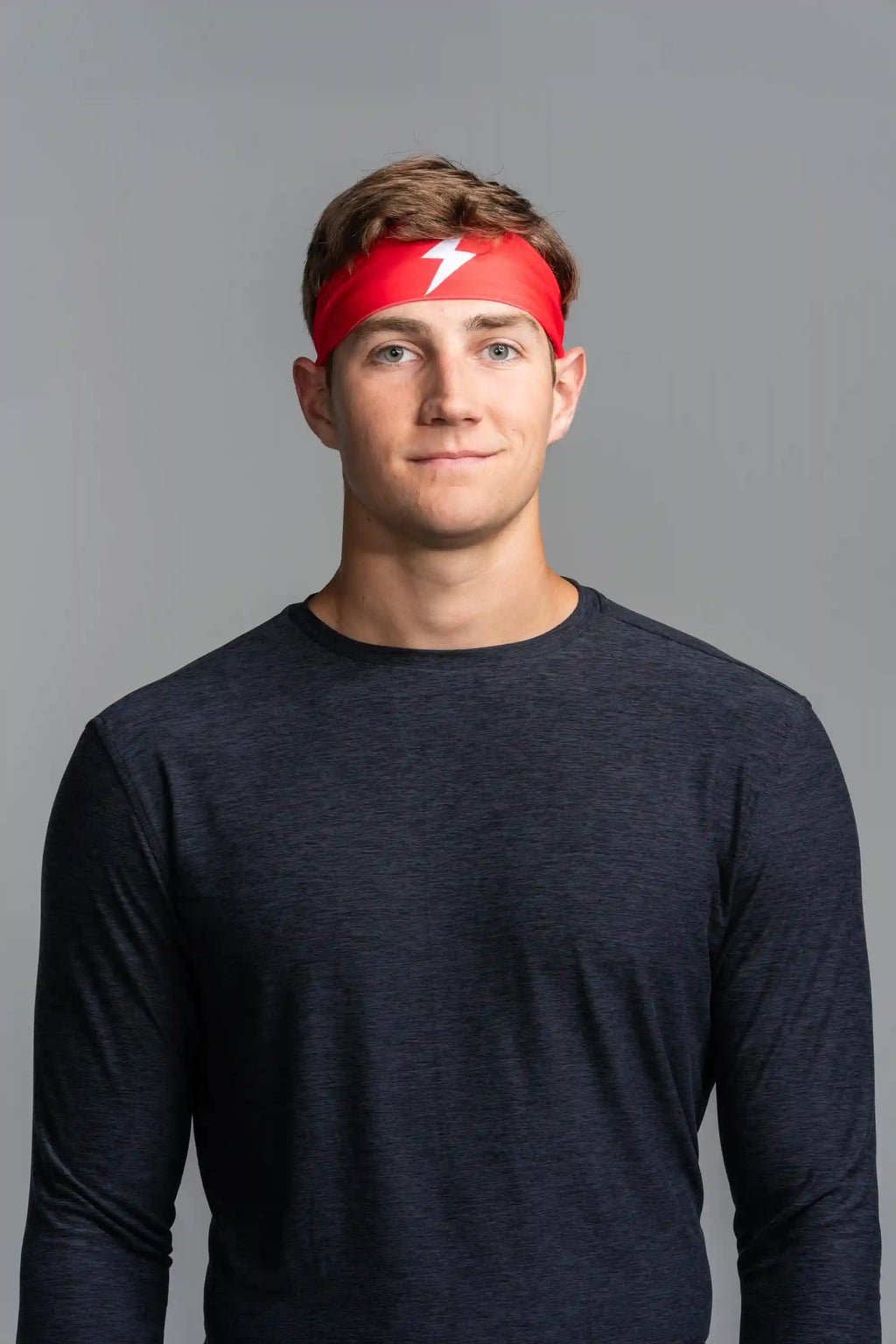 Performance Wide Headband - Red