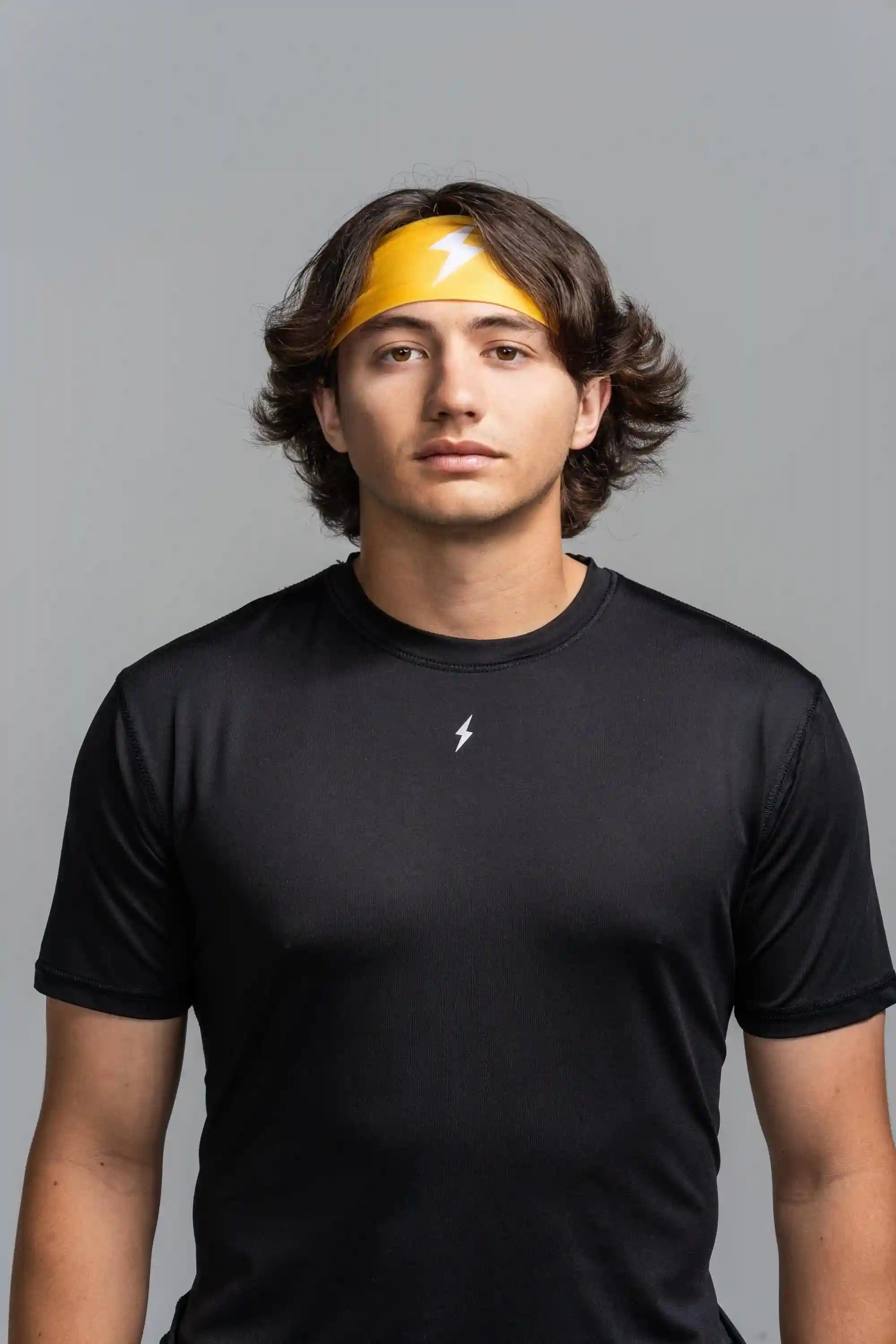 Performance Wide Headband - Yellow Secondary image