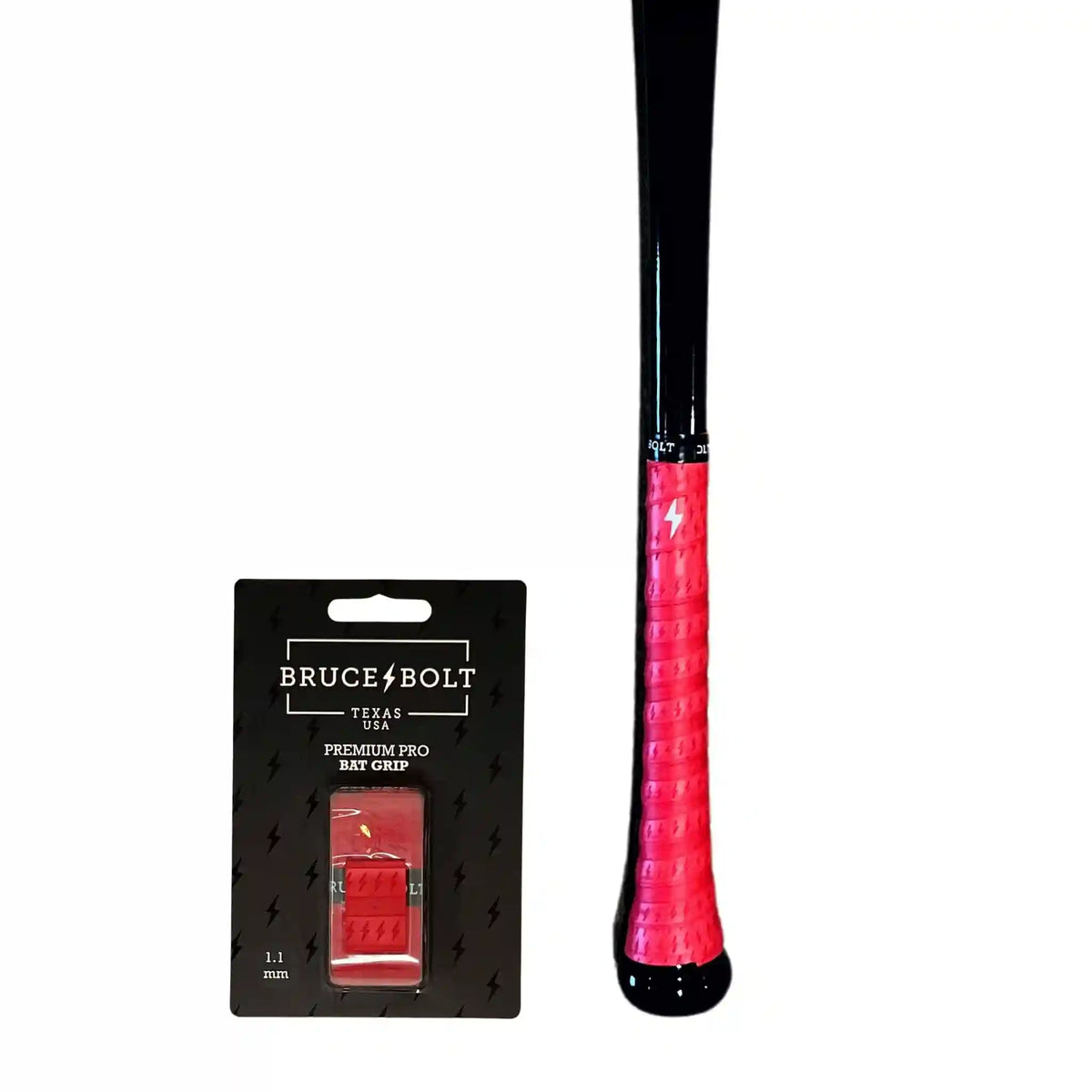 Premium Pro Bat Grip - Red Main image
