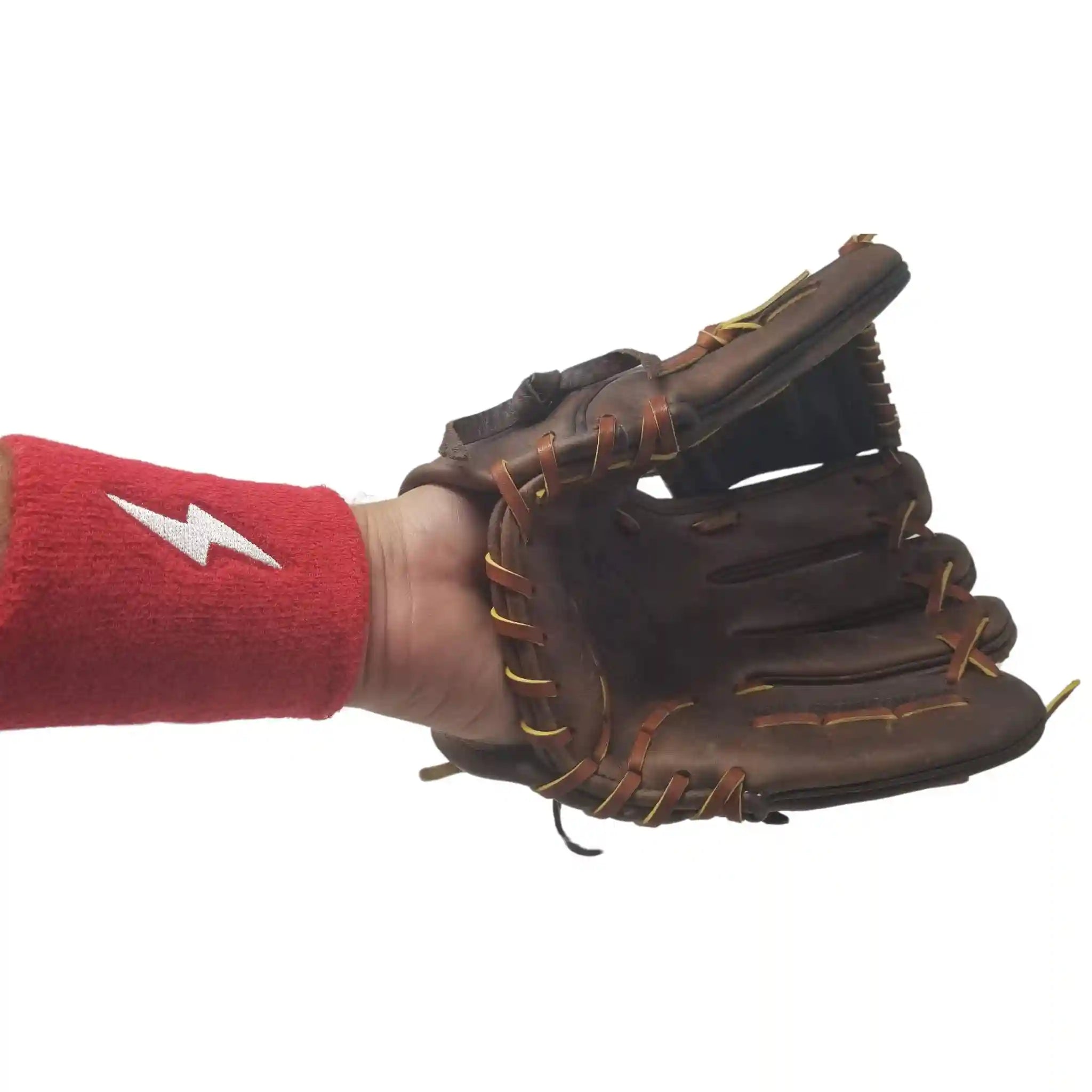 Premium Pro 4" Wristbands (2-Pack) - Red Secondary image