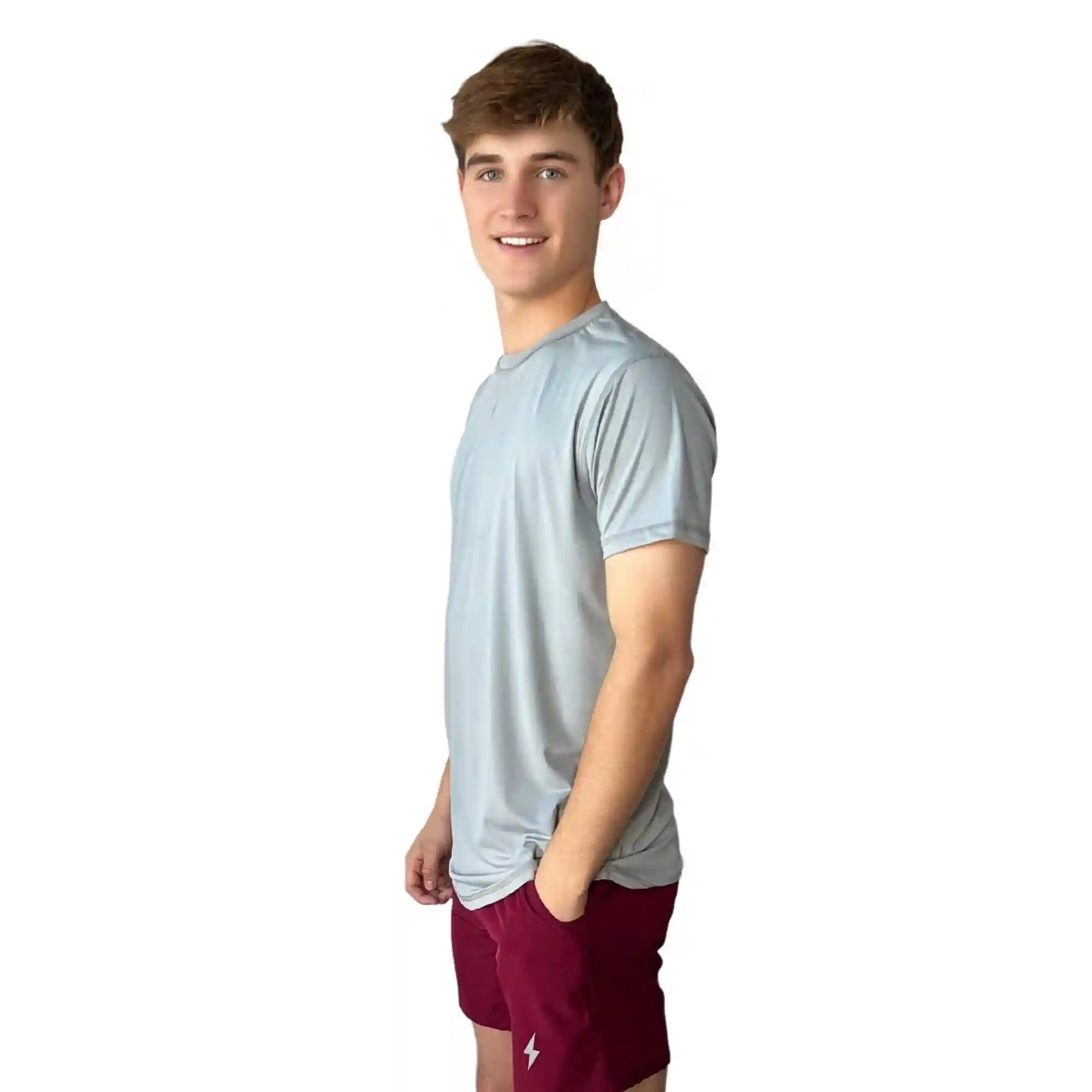 Performance Short Sleeve Shirt - Grey Secondary image
