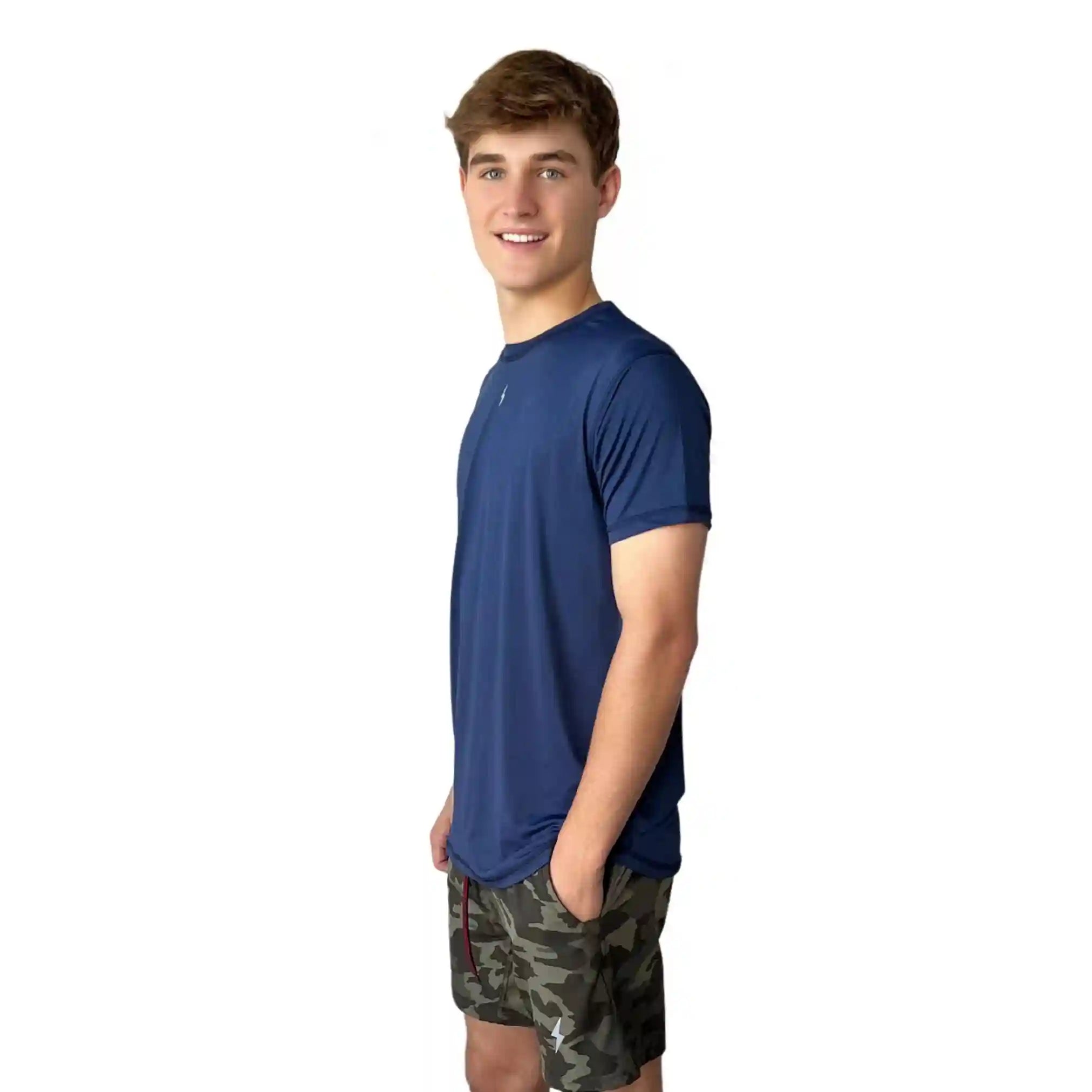 Performance Short Sleeve Shirt - Navy Secondary image