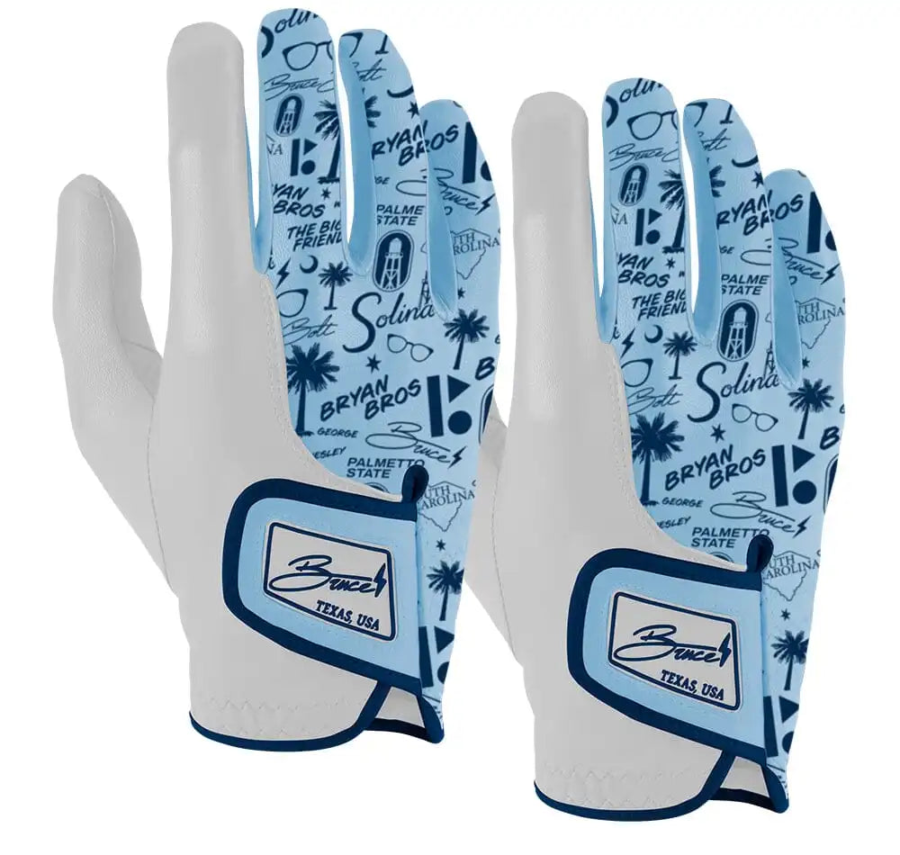 Bryan Bros Creator Series Golf Gloves (On Right, 2-Pack) - Baby Blue Main image