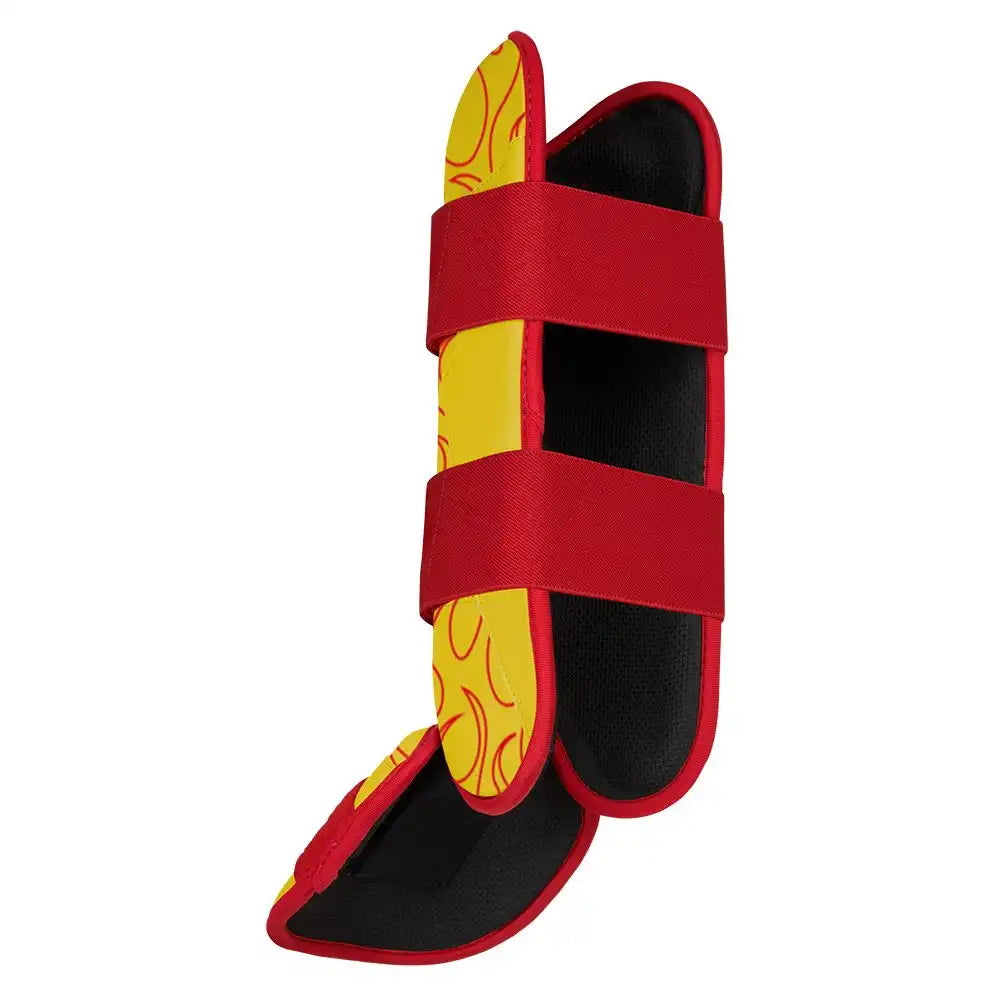 Harrison Bader Signature Series Leg Guard - Flames Secondary image