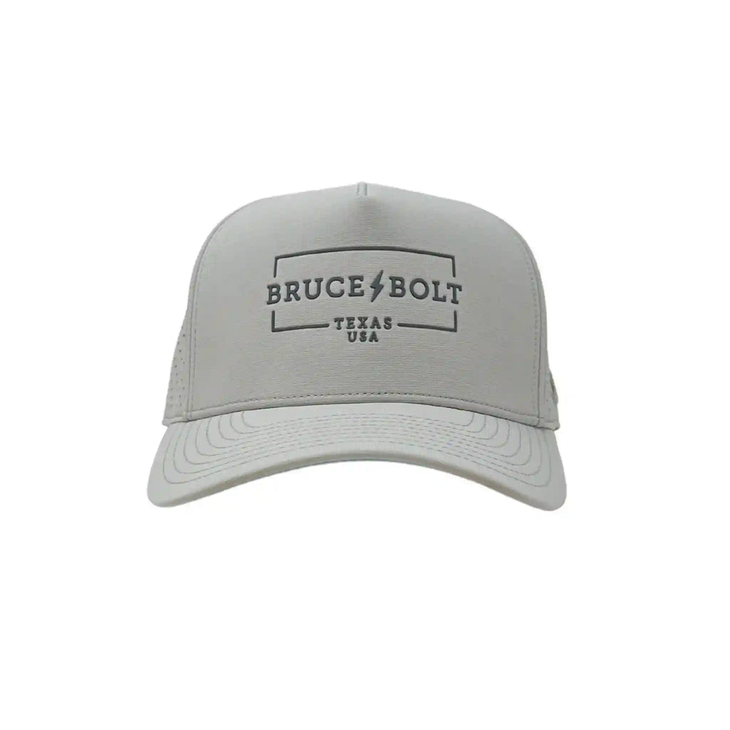 "BRUCE BOLT" Standard Snapback Hat - Grey