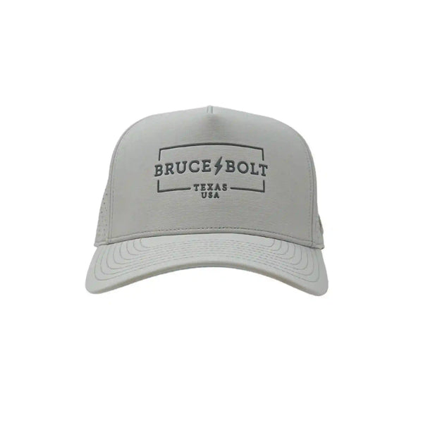 "BRUCE BOLT" Standard Snapback Hat - Grey