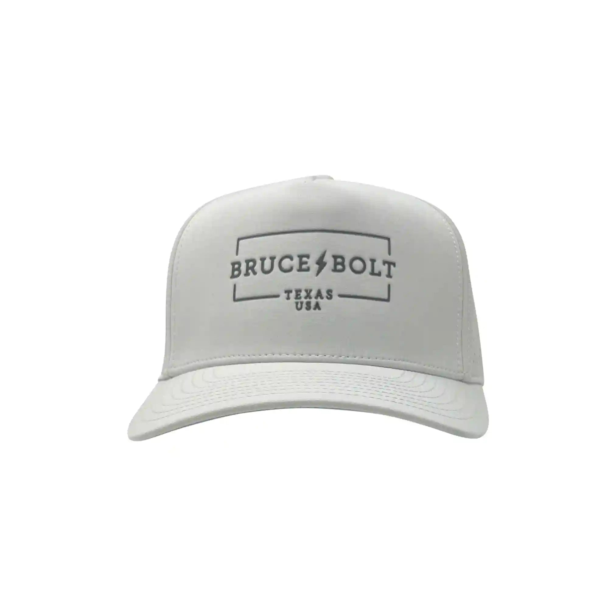 "BRUCE BOLT" Standard Snapback Hat - White Secondary image