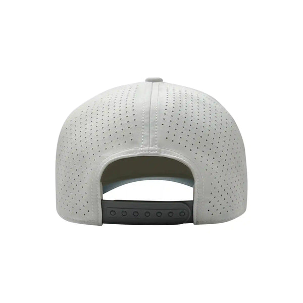 "BRUCE BOLT" Standard Snapback Hat - White