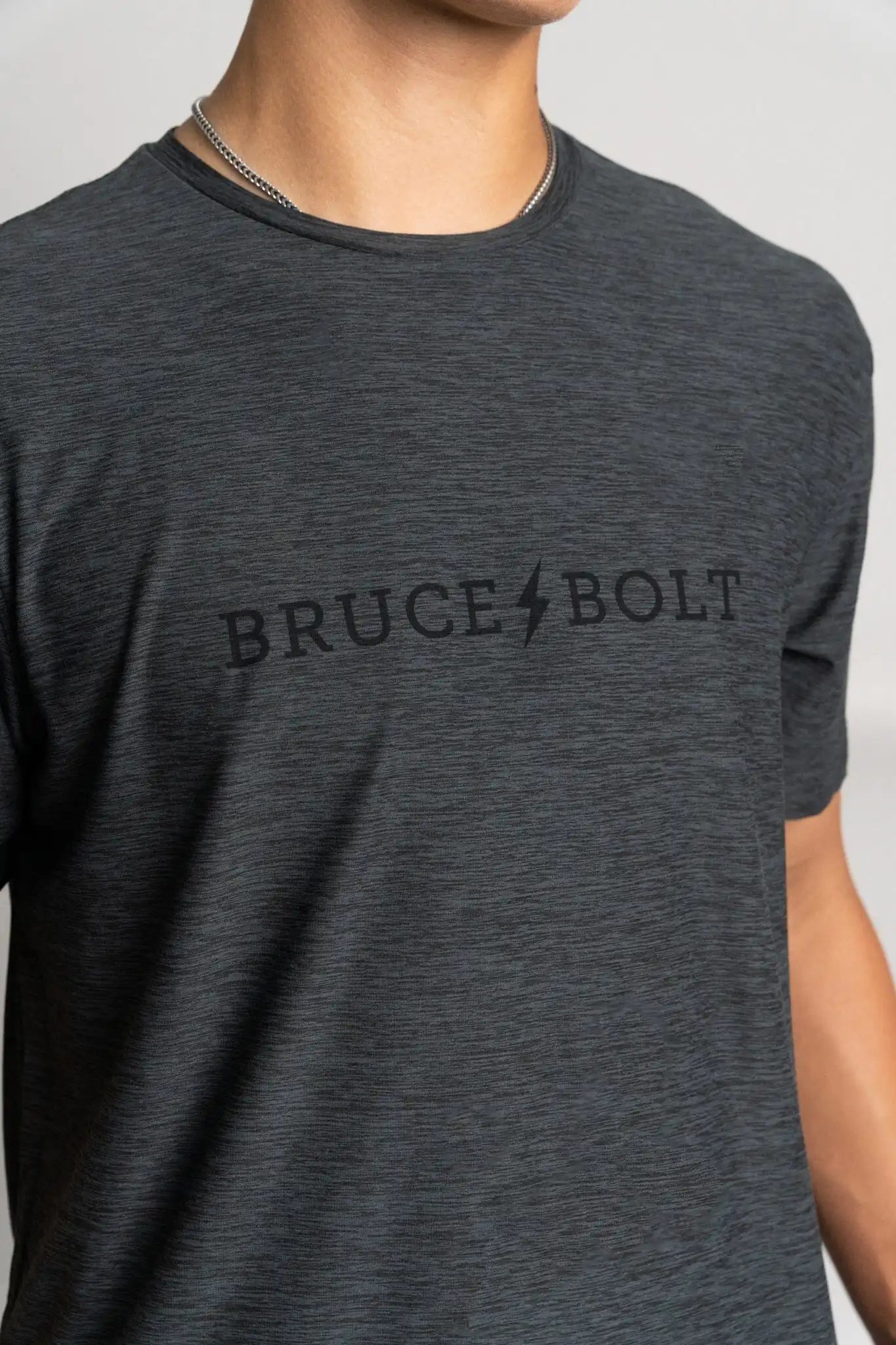 SuperSoft "BRUCE BOLT" Short Sleeve Shirt - Charcoal Secondary image