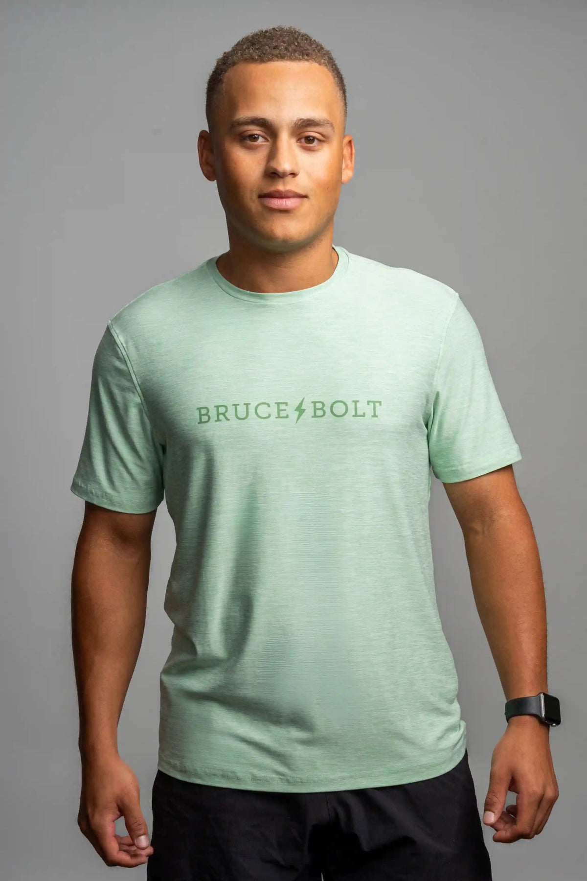 SuperSoft "BRUCE BOLT" Short Sleeve Shirt - Mint Green Main image