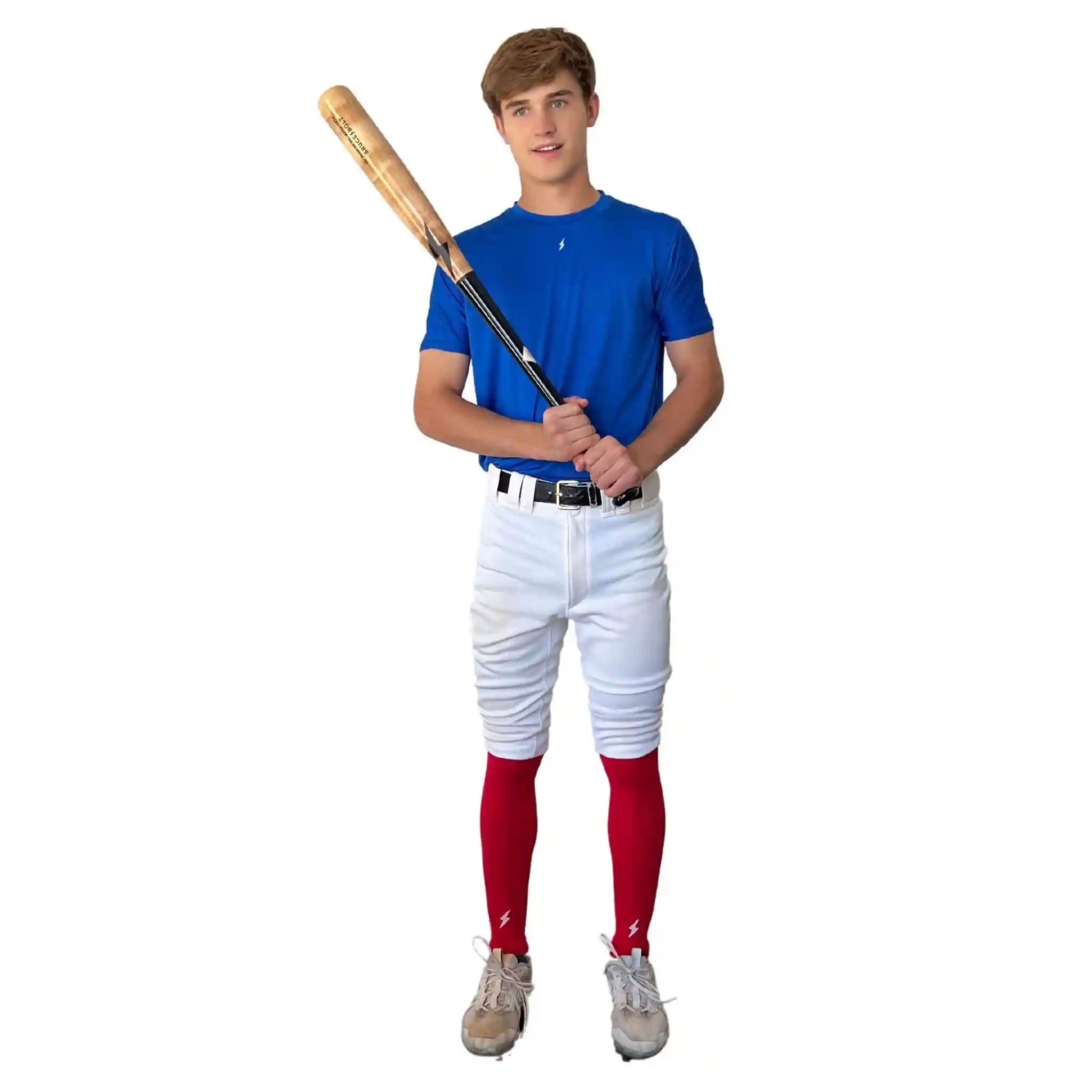 Compression Xtra Long Leg Sleeves (2-Pack) - Red Secondary image