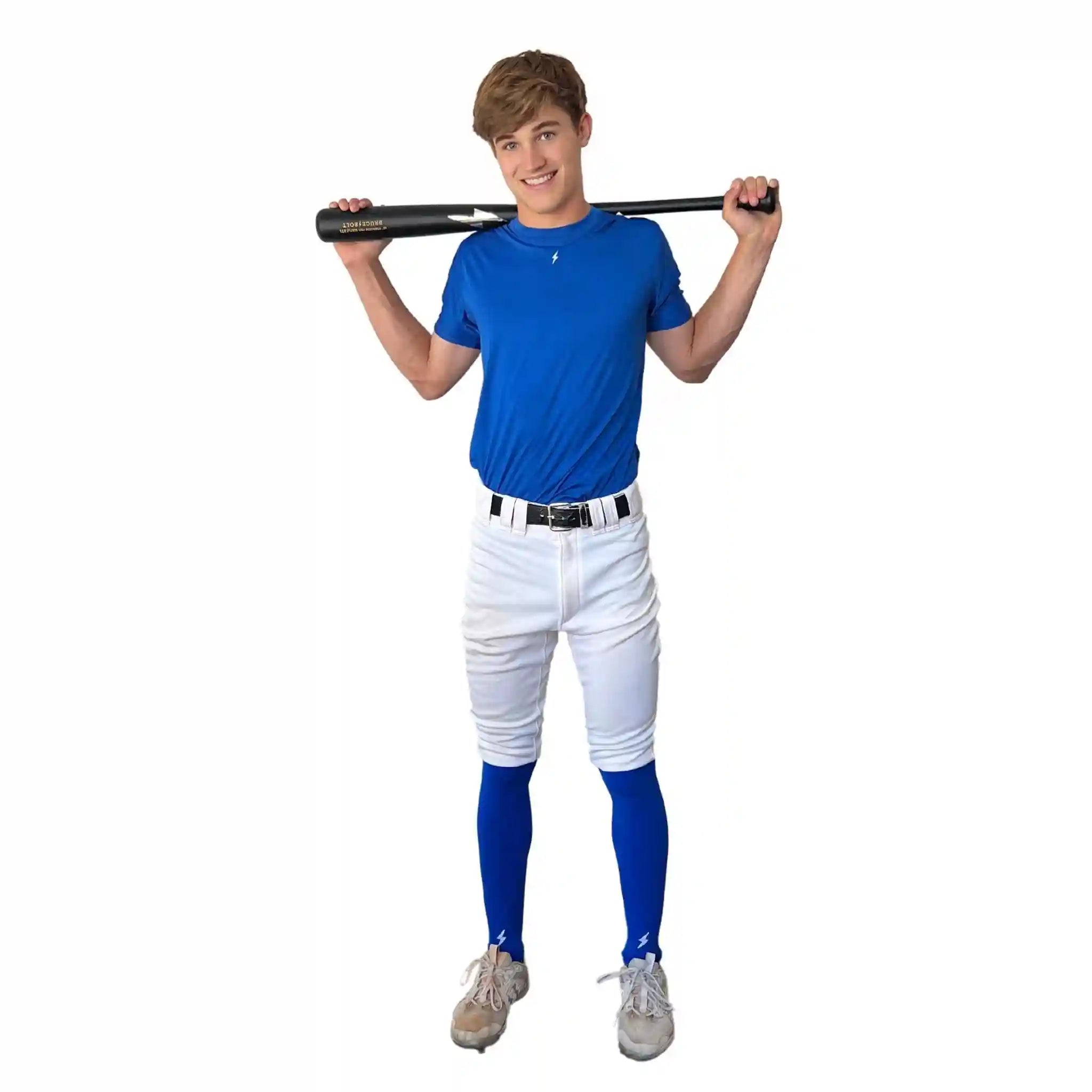 Compression Xtra Long Leg Sleeves (2-Pack) - Royal Blue Secondary image