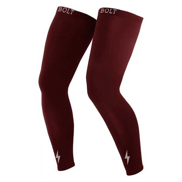 Compression Xtra Long Leg Sleeves (2-Pack) - Maroon