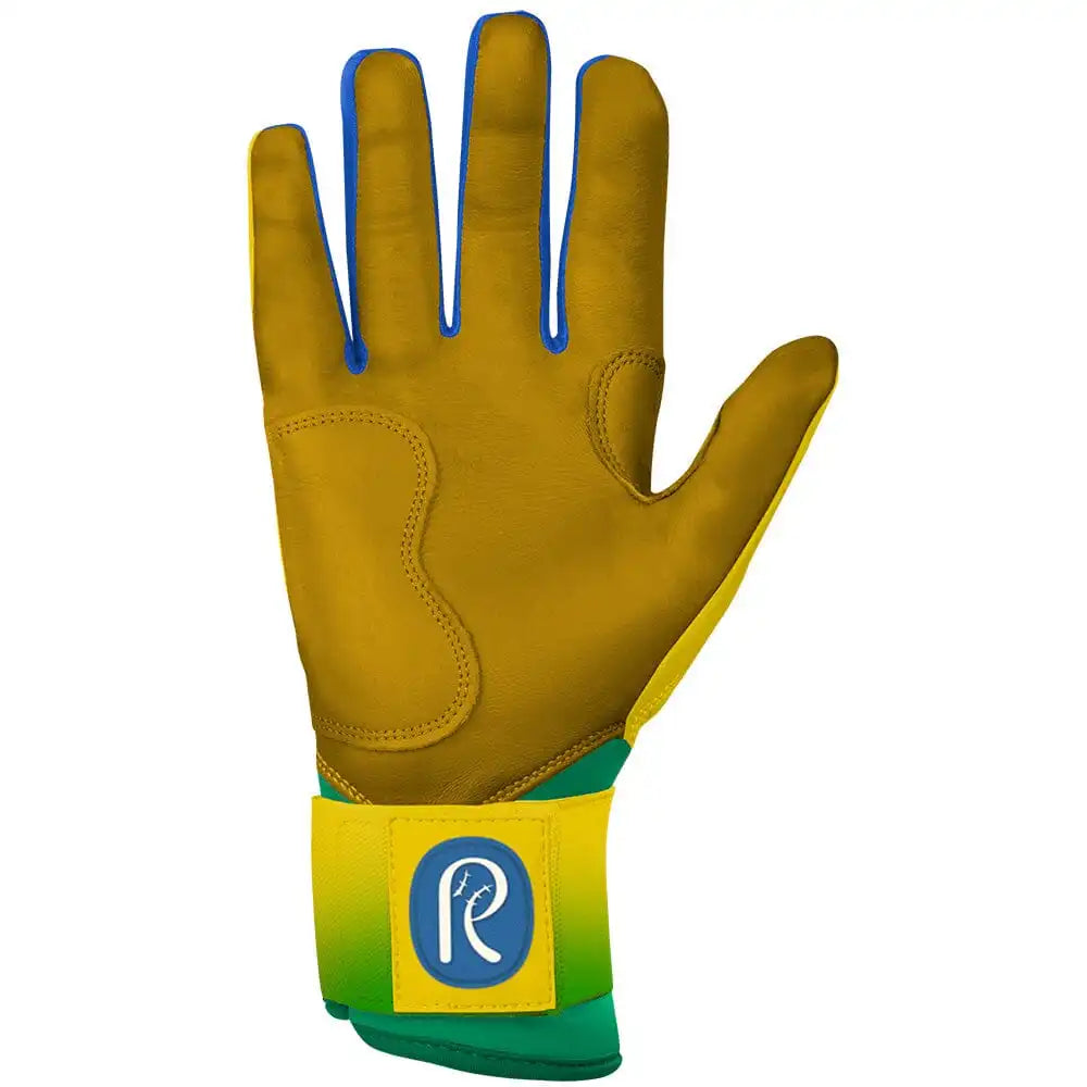 Coach RAC Creator Series Long Cuff Batting Gloves - Yellow Secondary image
