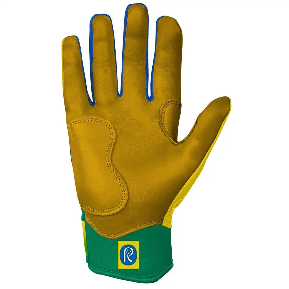 Coach RAC Creator Series Short Cuff Batting Gloves - Yellow Secondary image