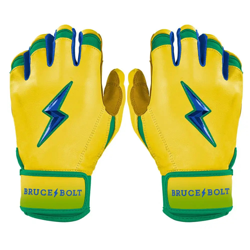 Coach RAC Creator Series Short Cuff Batting Gloves - Yellow Main image