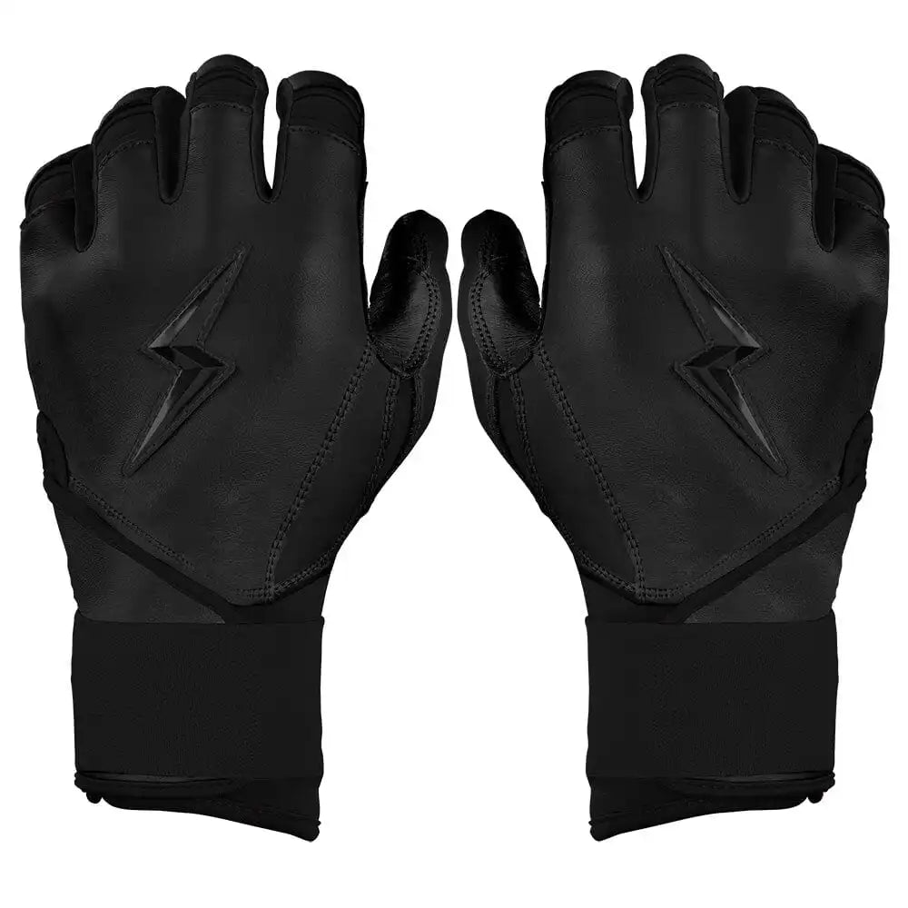 Bear Series Long Cuff Batting Gloves - Blackout Main image