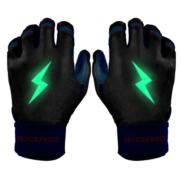 James Outman Signature Series Short Cuff Batting Gloves - Metallic Silver