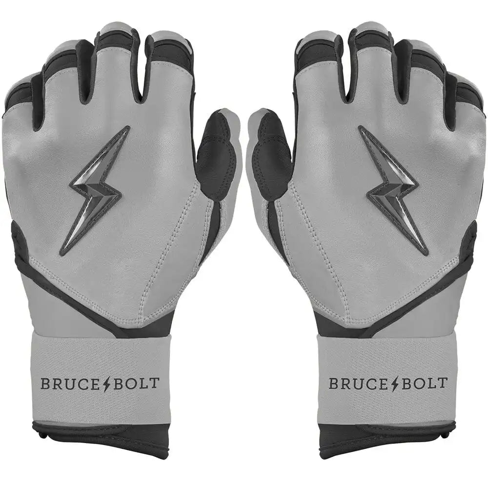 Grey Series Long Cuff Batting Gloves - Charcoal Main image