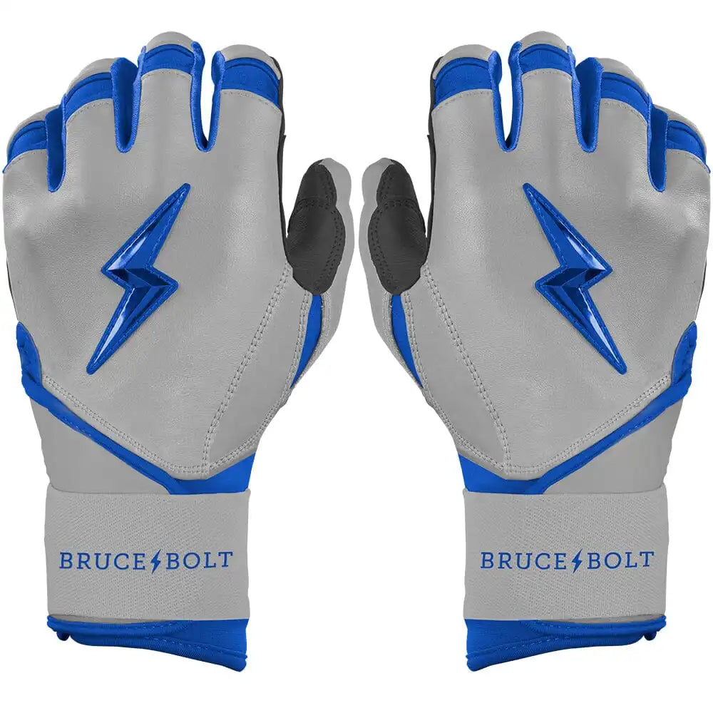 Grey Series Long Cuff Batting Gloves - Royal Blue Main image
