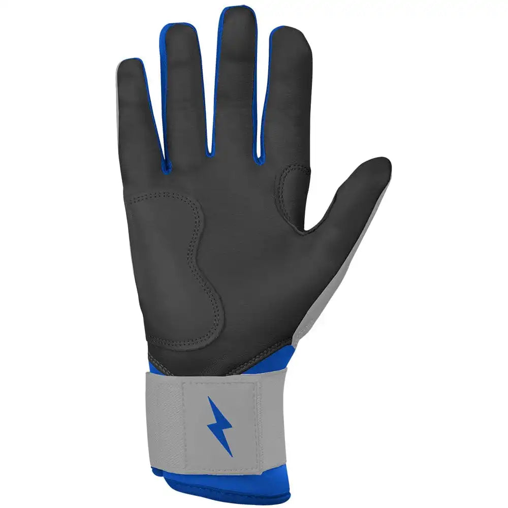 Grey Series Long Cuff Batting Gloves - Royal Blue Secondary image