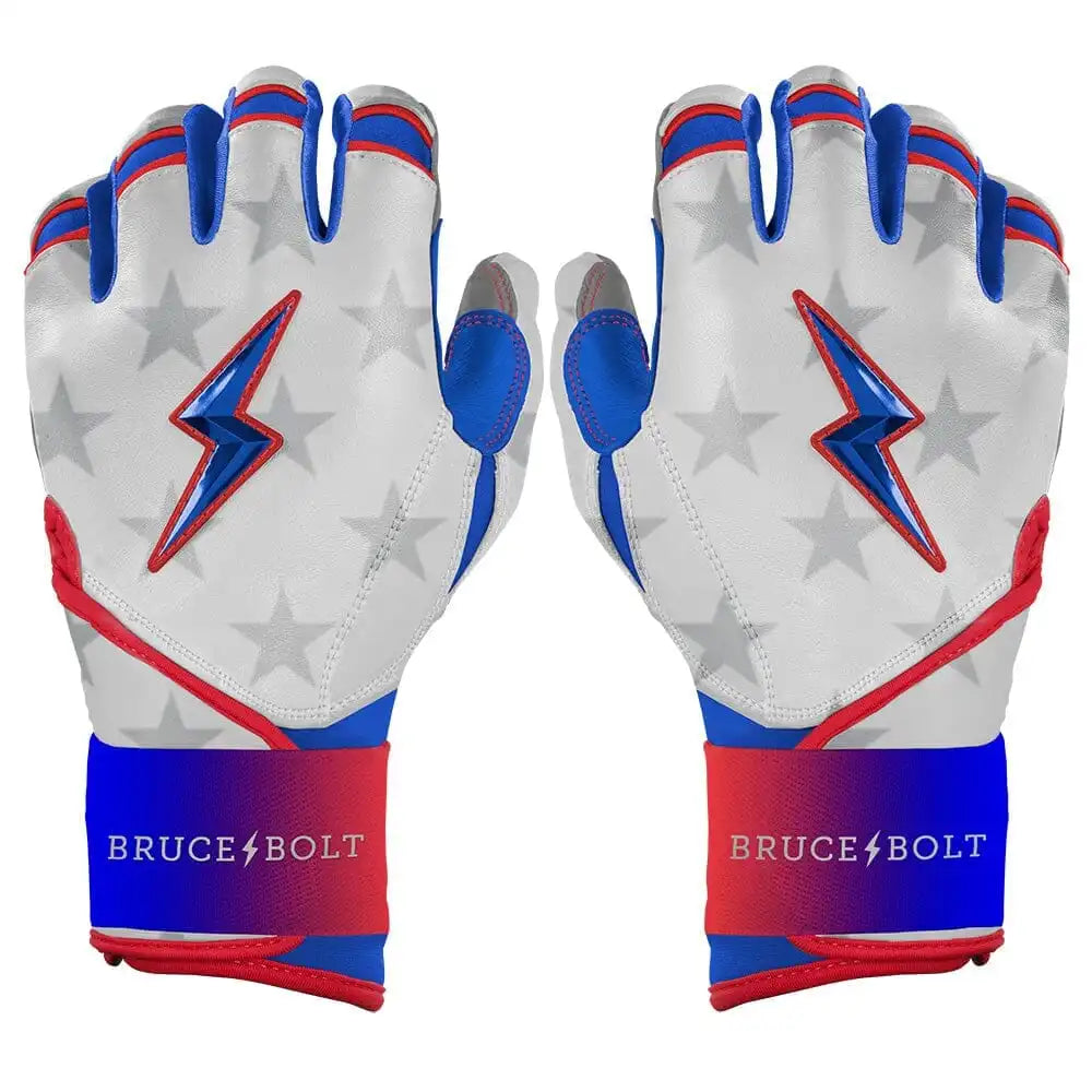 Personalized Brandon Nimmo Signature Series Long Cuff Batting Gloves - Stars & Stripes Main image