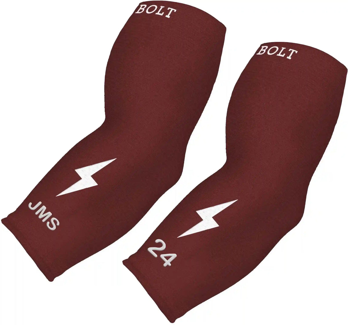 Personalized Graduated Compression Premium 3/4 Arm Sleeve - Maroon Main image