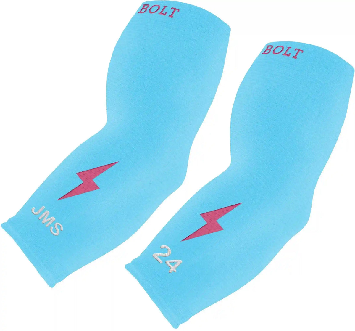 Personalized Graduated Compression Premium 3/4 Arm Sleeve - Pink/Teal Main image