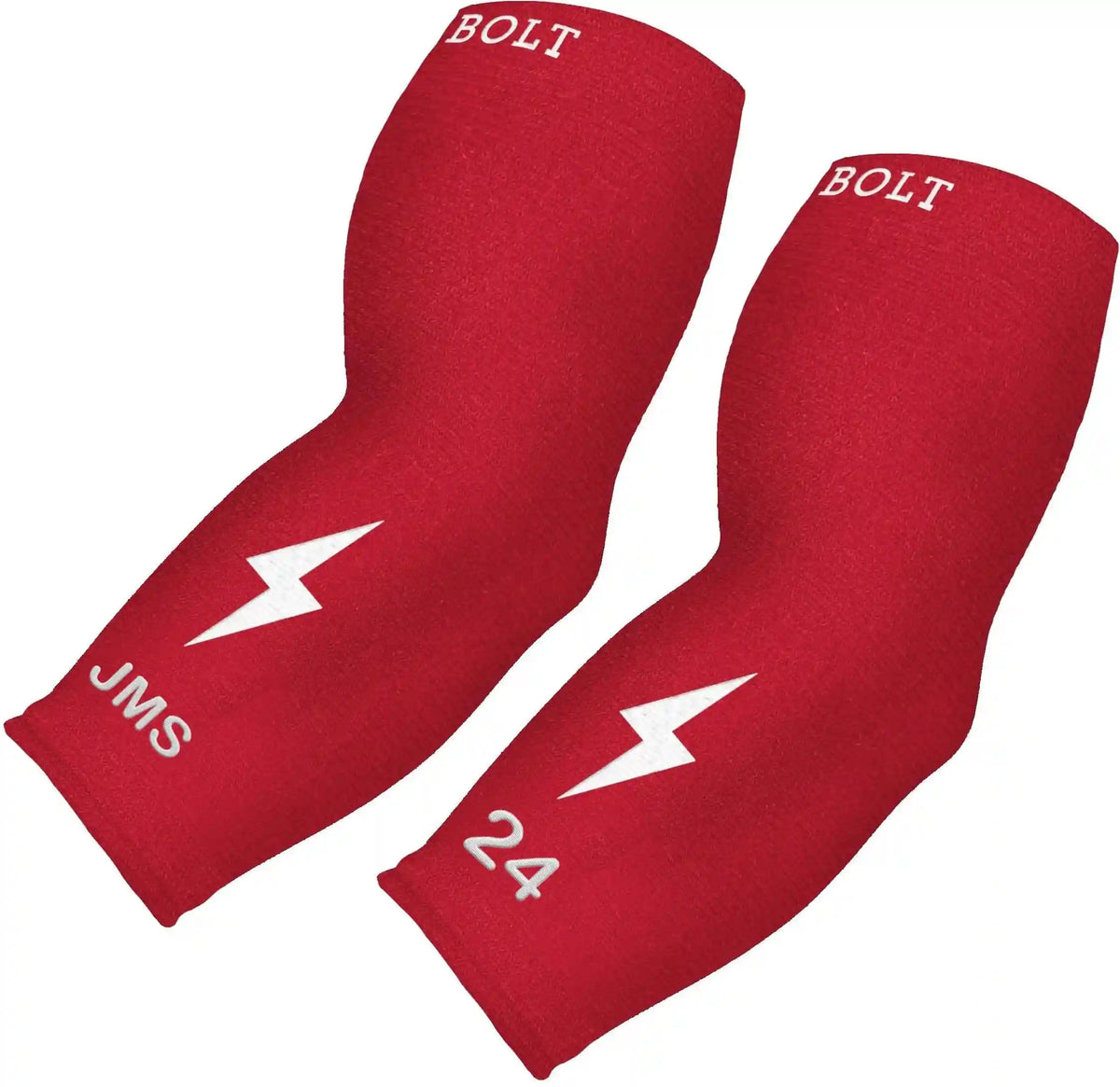 Personalized Graduated Compression Premium 3/4 Arm Sleeve - Red Main image